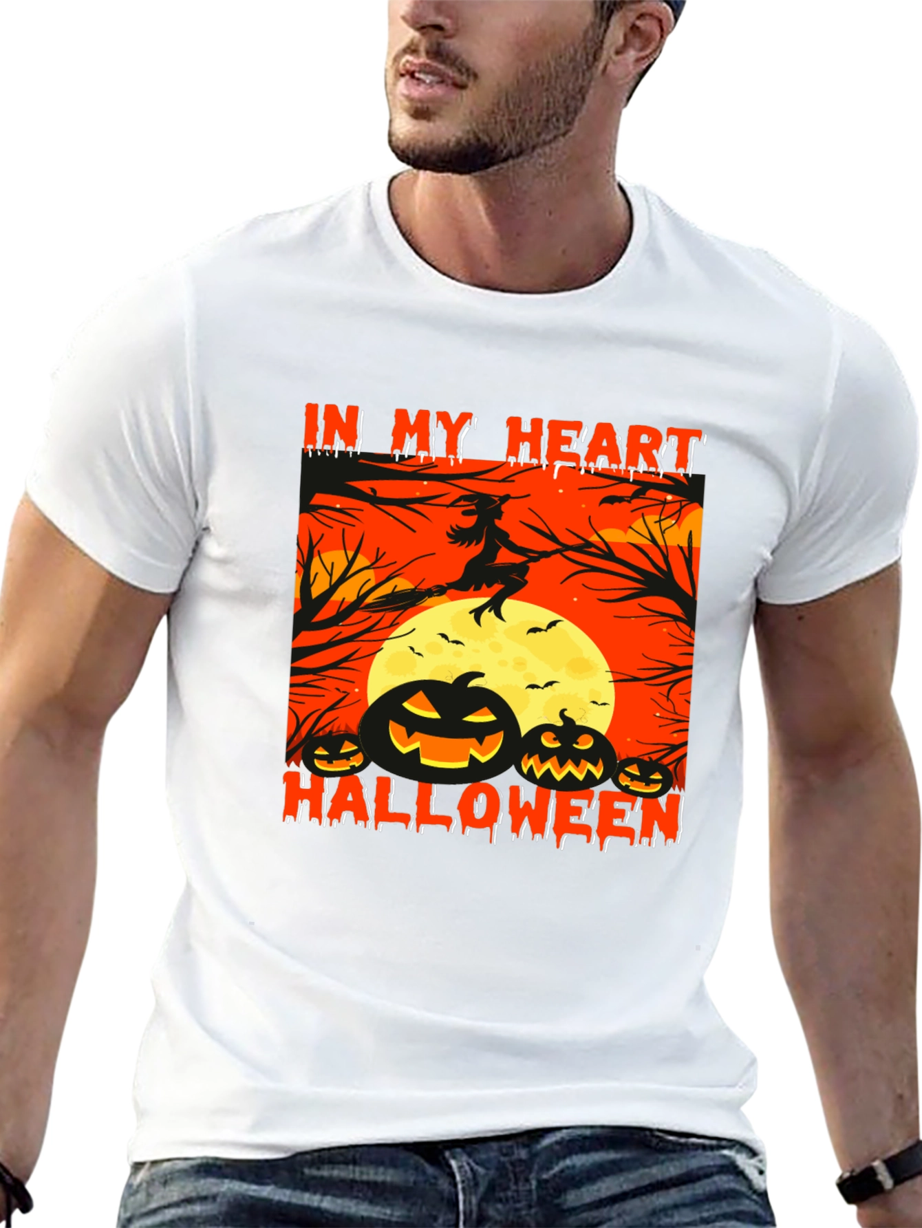 Halloween Pumpkin T-Shirt - In My Heart