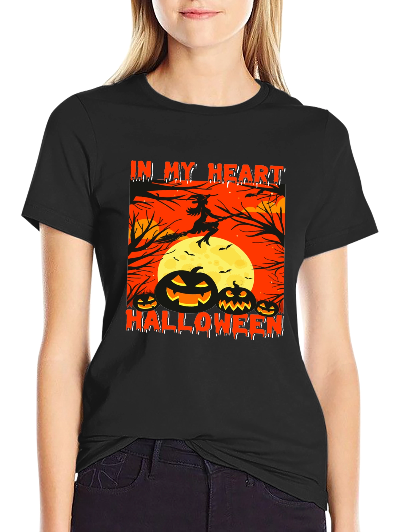 Halloween Pumpkin T-Shirt - In My Heart