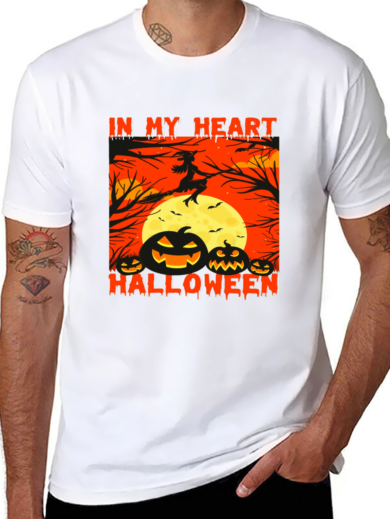 Halloween Pumpkin T-Shirt - In My Heart