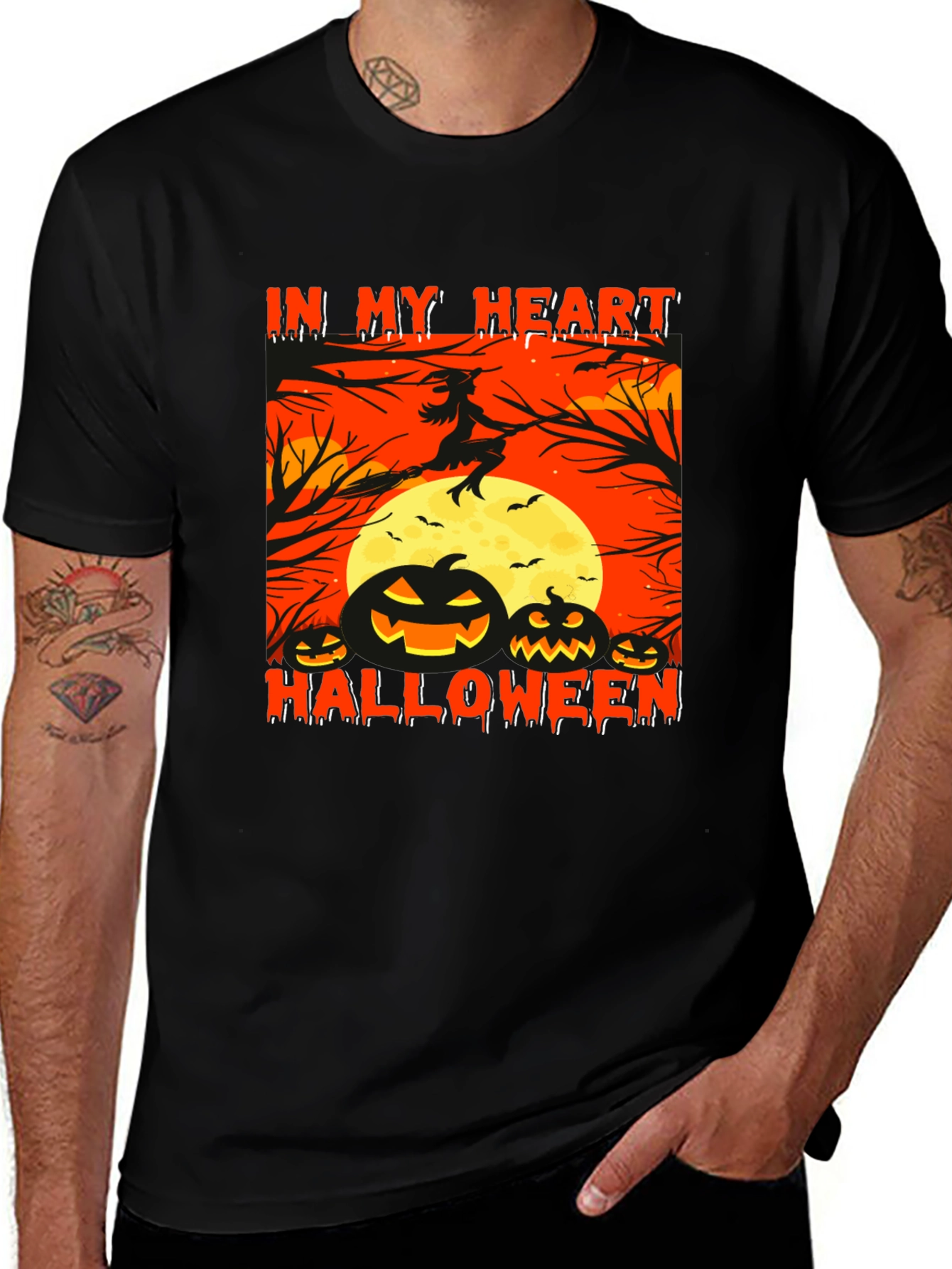 Halloween Pumpkin T-Shirt - In My Heart