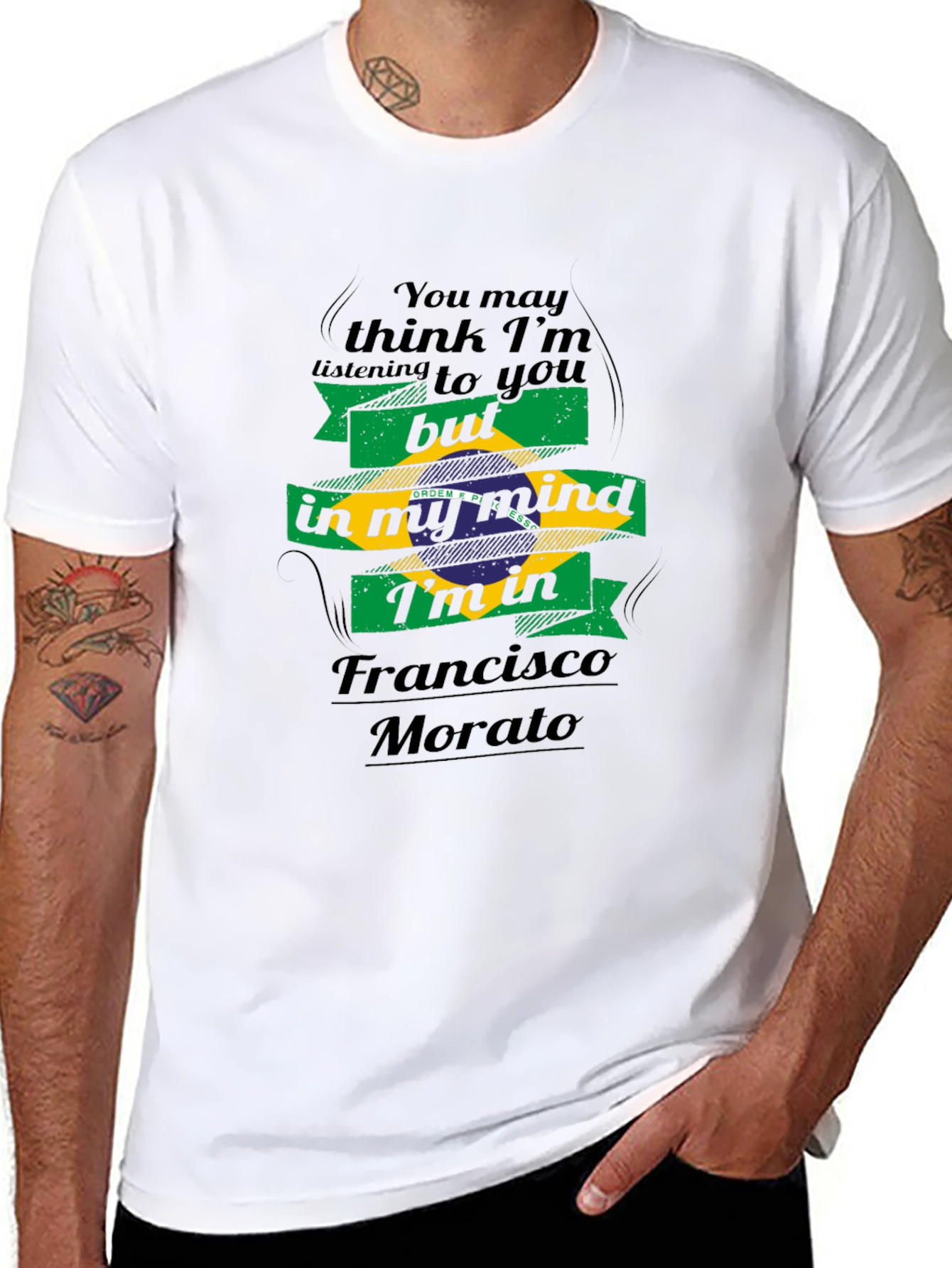 Francisco Morato Mind T-Shirt - Brazil Flag