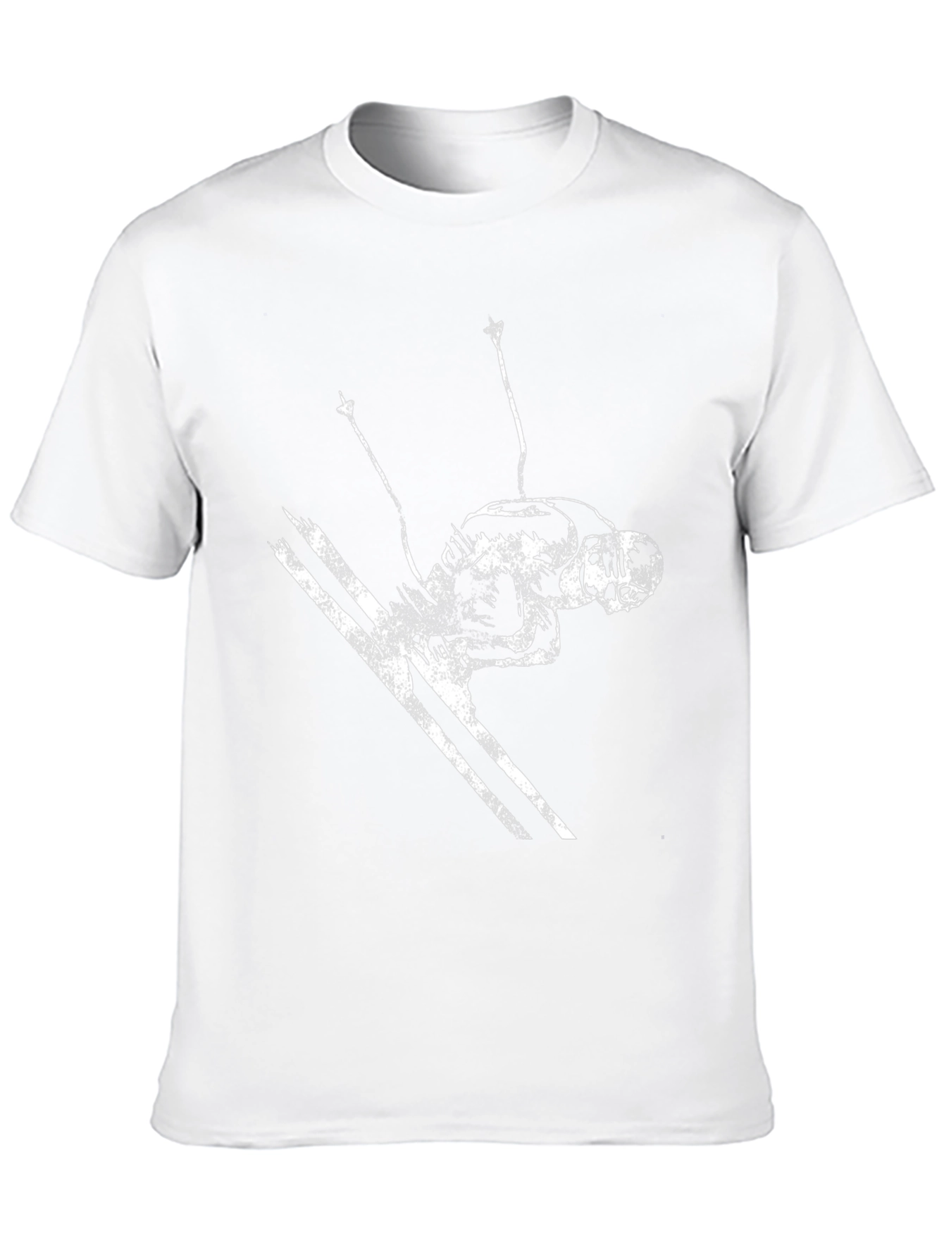 Black Ski Jumper Graphic Tee