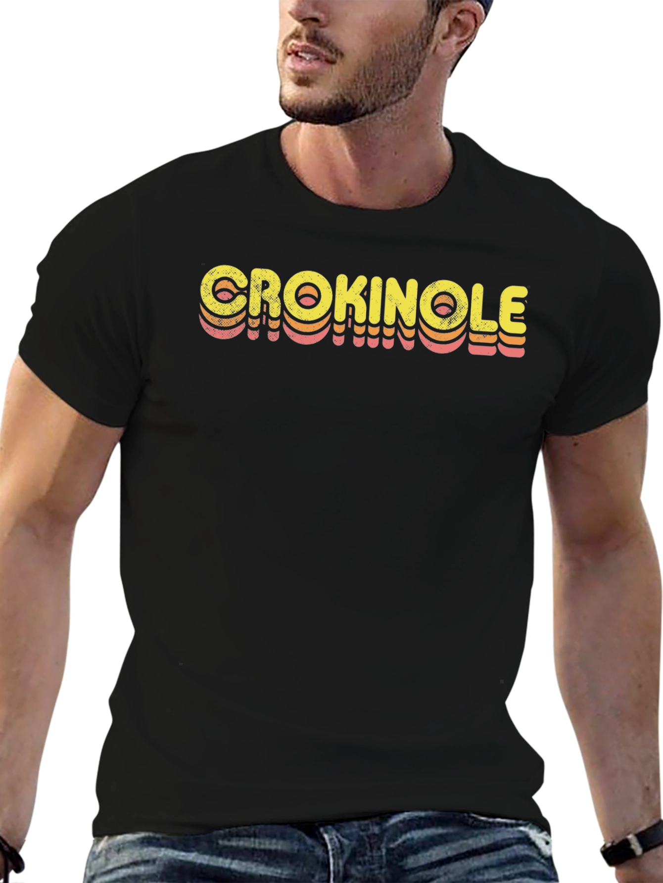 Retro Crokinole Graphic Tee - Casual Comfort