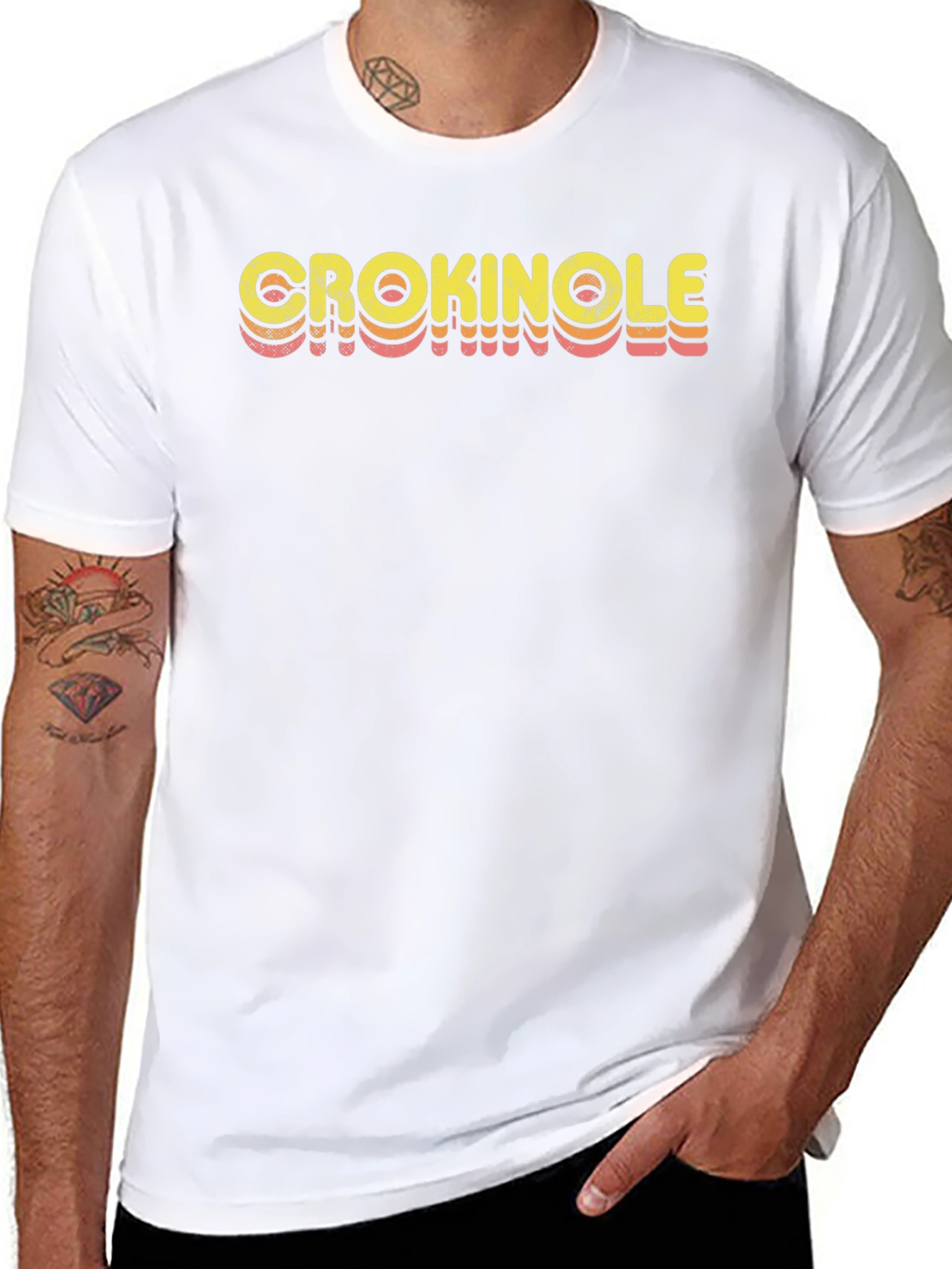 Retro Crokinole Graphic Tee - Casual Comfort