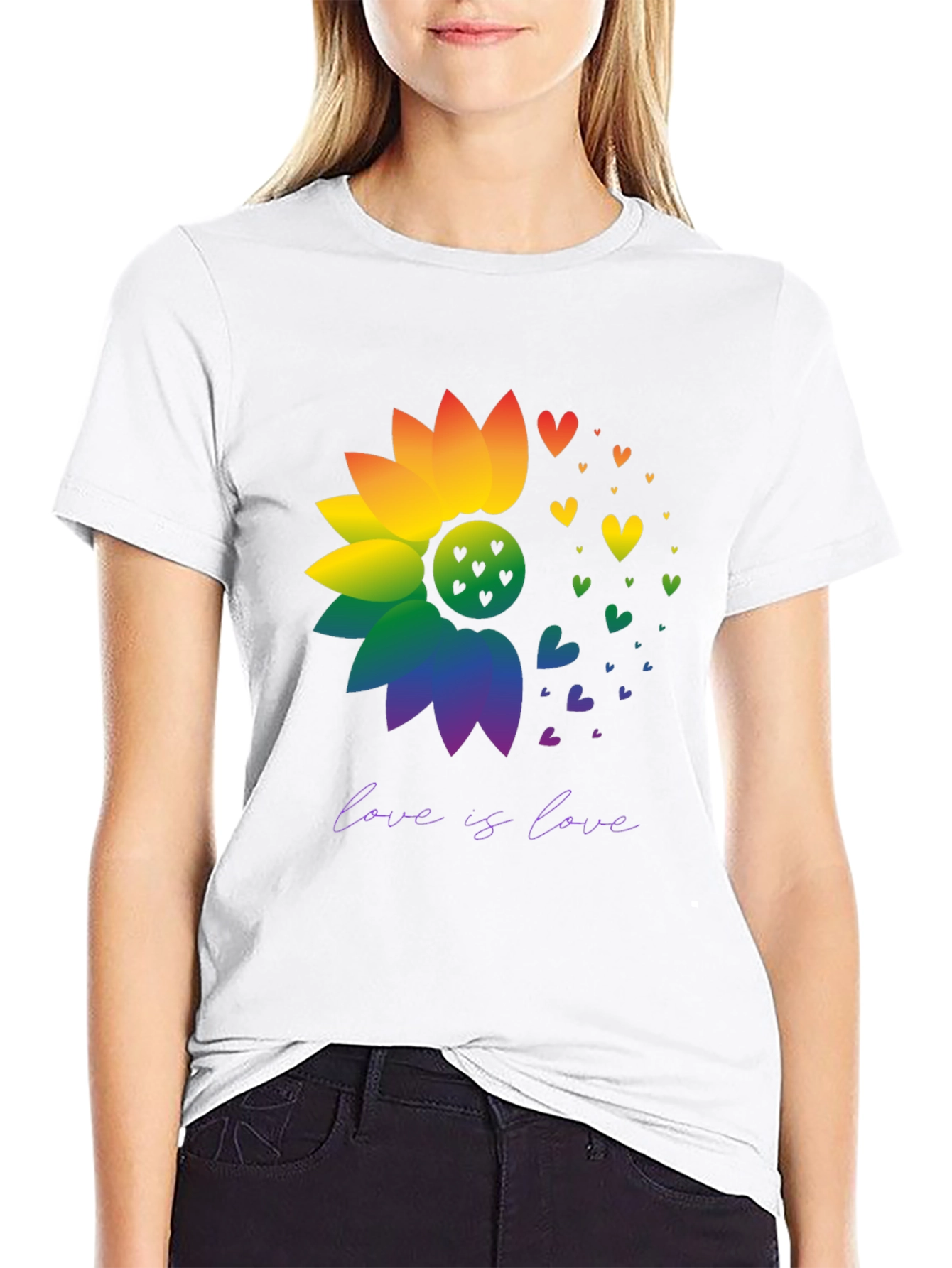 Love is Love Sunflower Pride T-Shirt