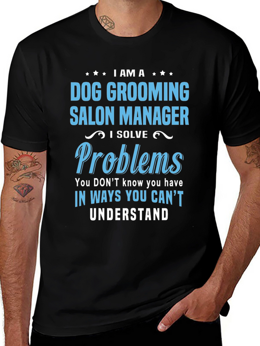 Dog Grooming Salon Manager T-Shirt