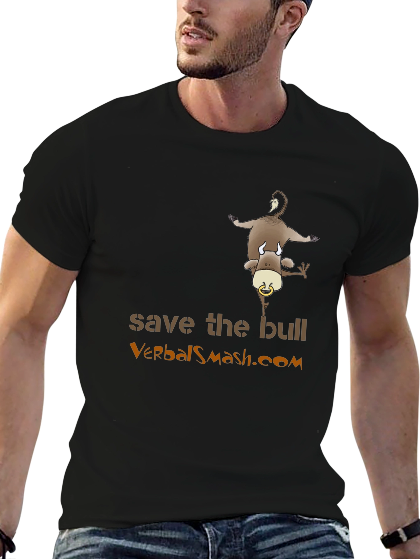 Save the Bull Graphic T-Shirt - VerbalSmash