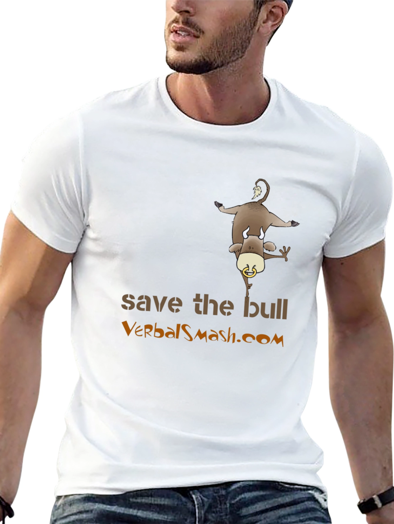 Save the Bull Graphic T-Shirt - VerbalSmash