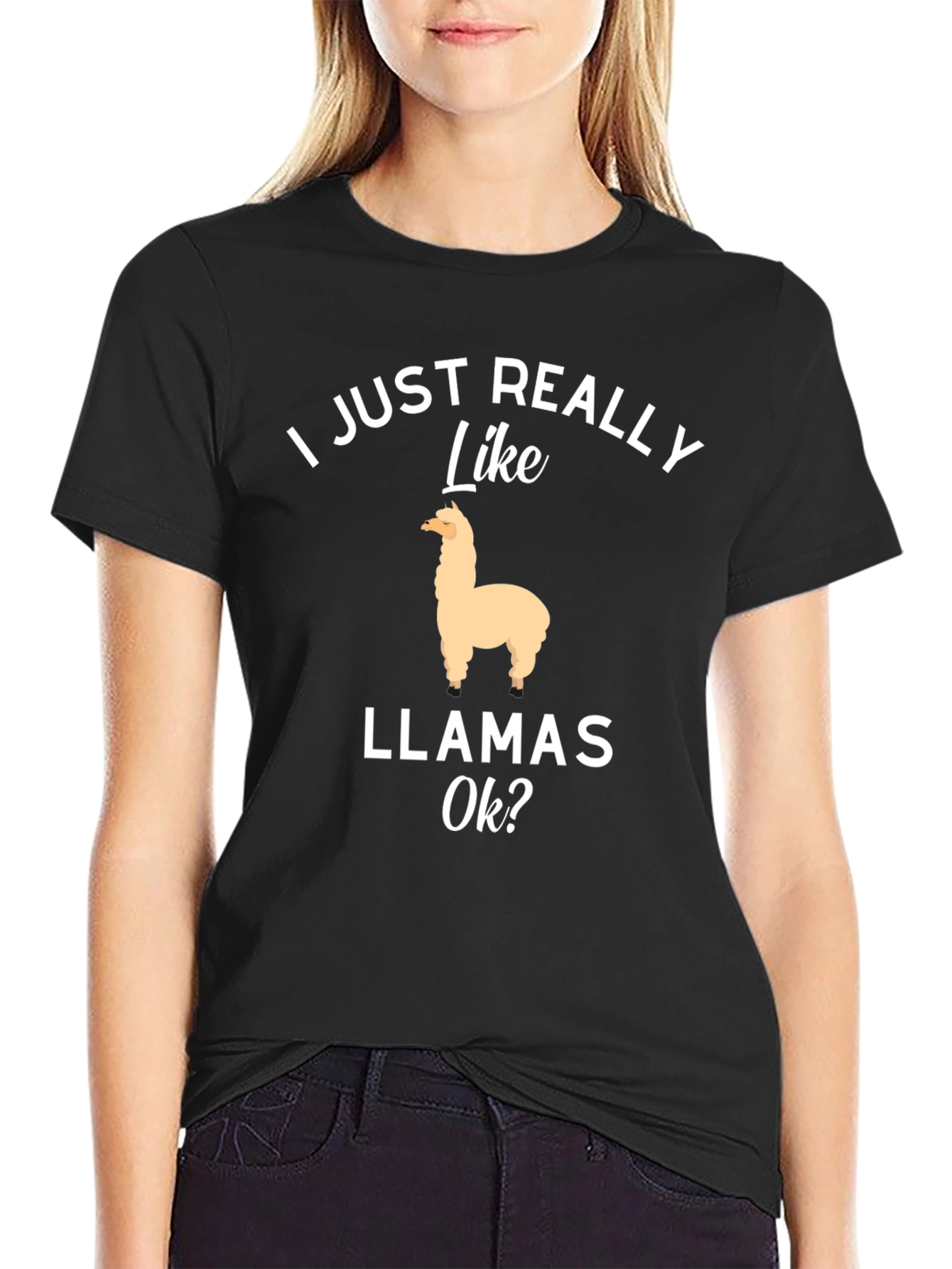 I Just Really Like Llamas Ok? T-Shirt