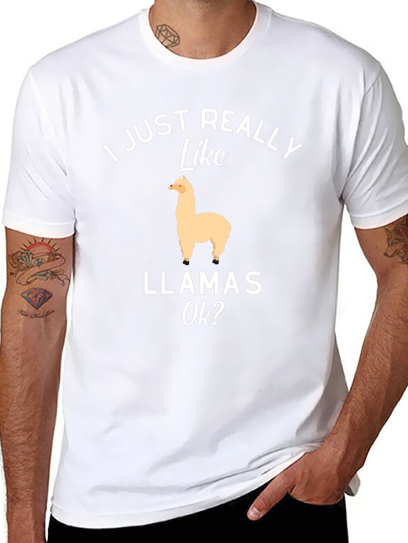 I Just Really Like Llamas Ok? T-Shirt