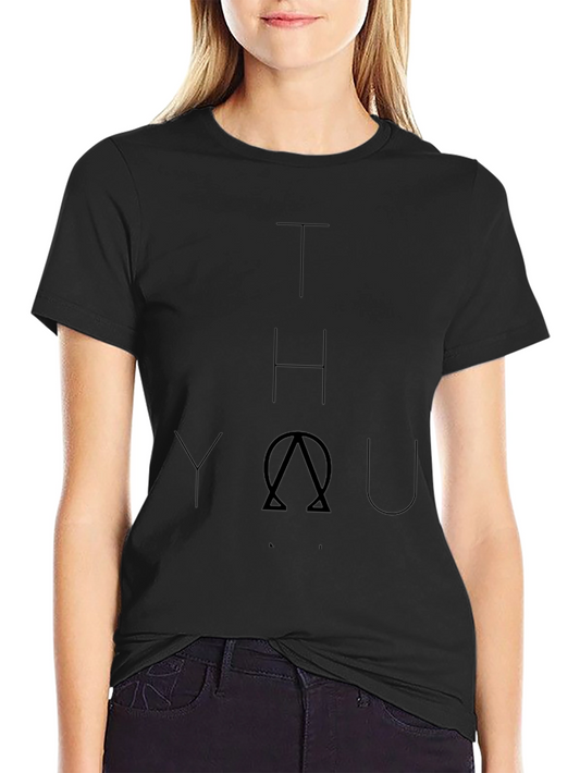 Abstract They Black T-Shirt