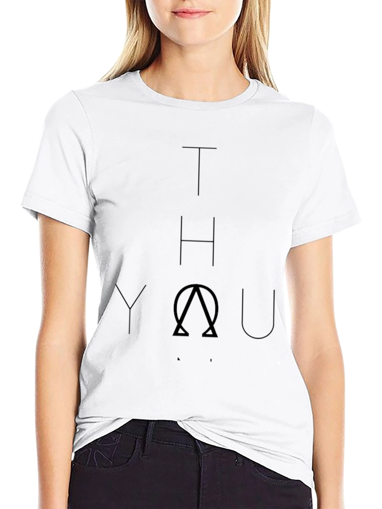 Abstract They Black T-Shirt