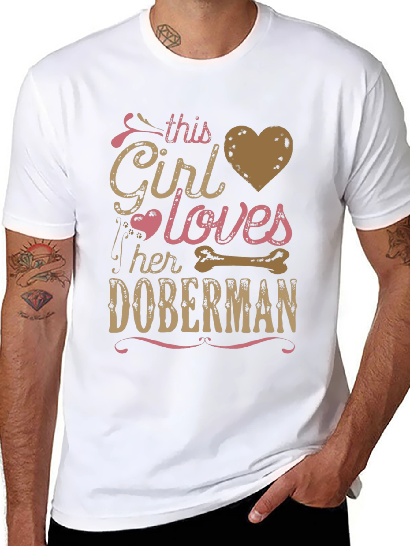 Doberman Girls Love T-Shirt