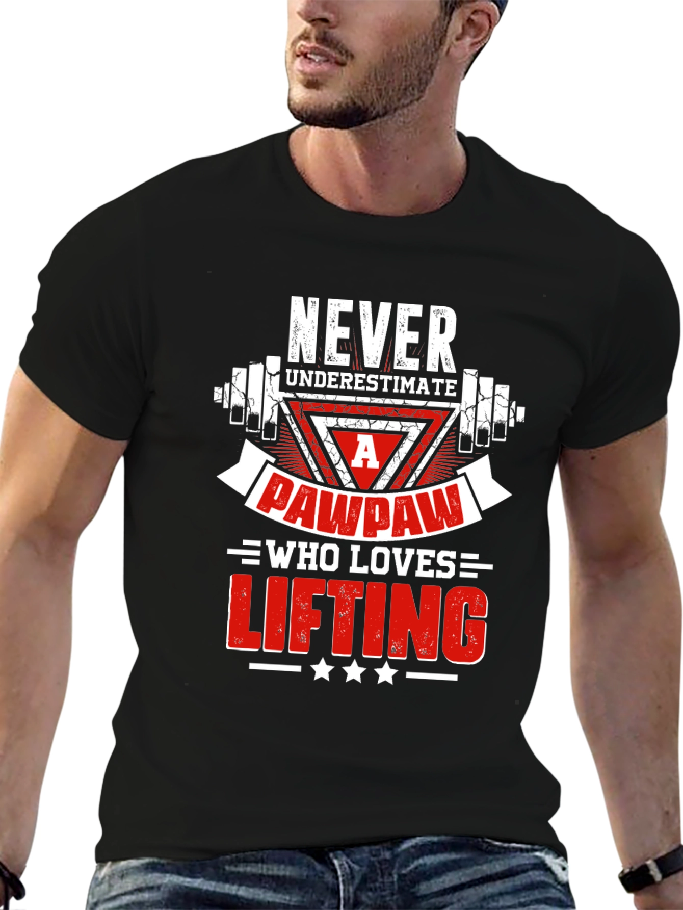 Never Underestimate Pawpaw Lifting T-Shirt