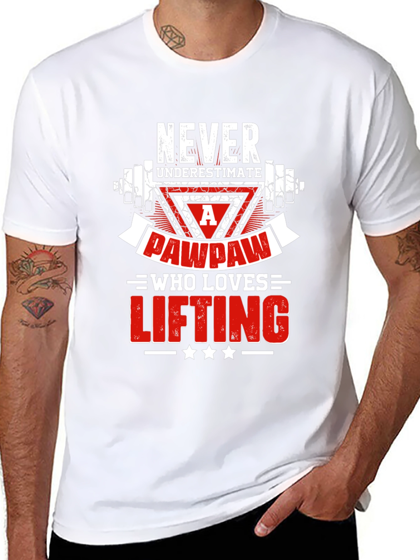 Never Underestimate Pawpaw Lifting T-Shirt