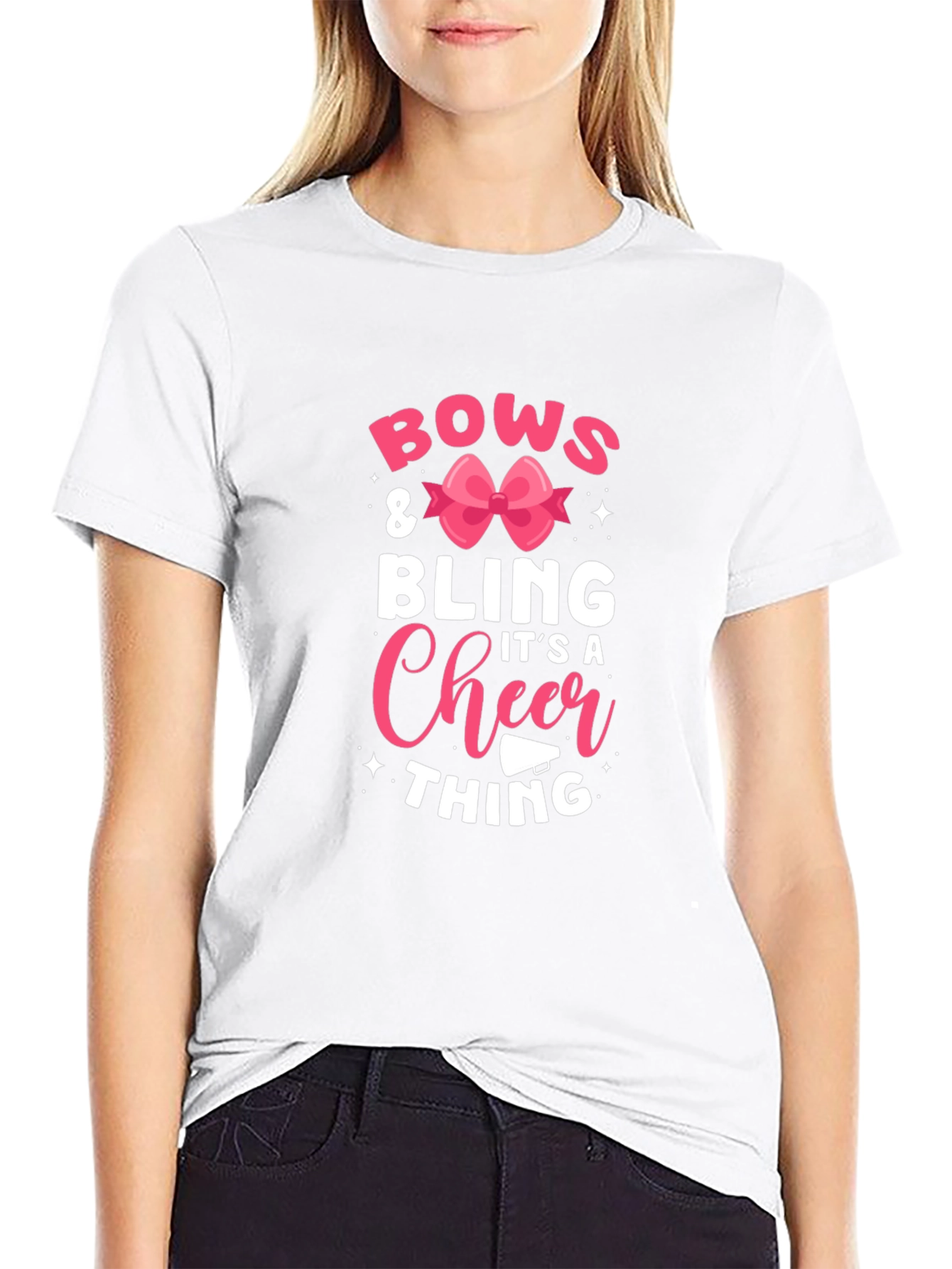 Bows & Bling Cheer T-Shirt