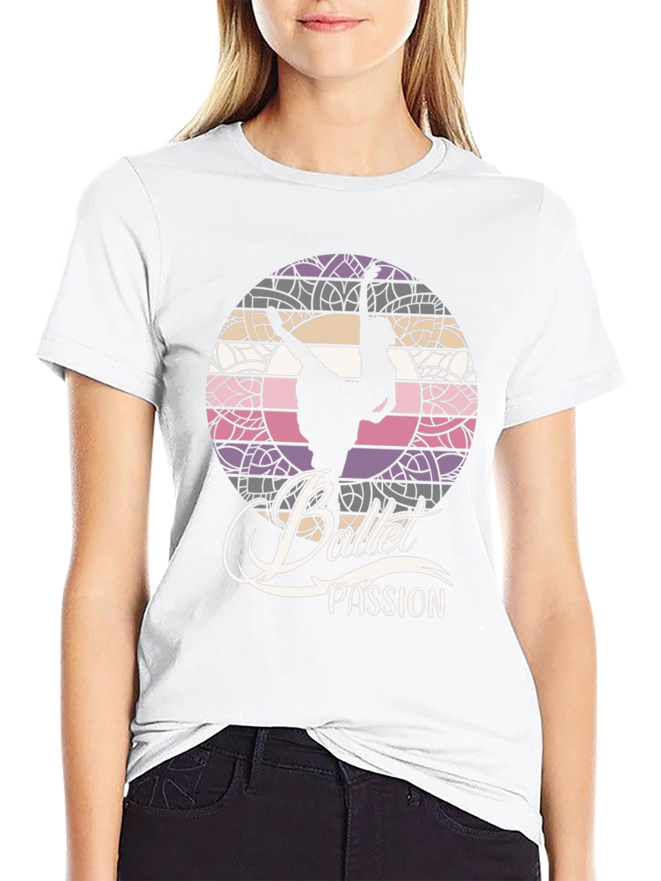 Ballet Passion T-Shirt - Dancer Mandala Tee