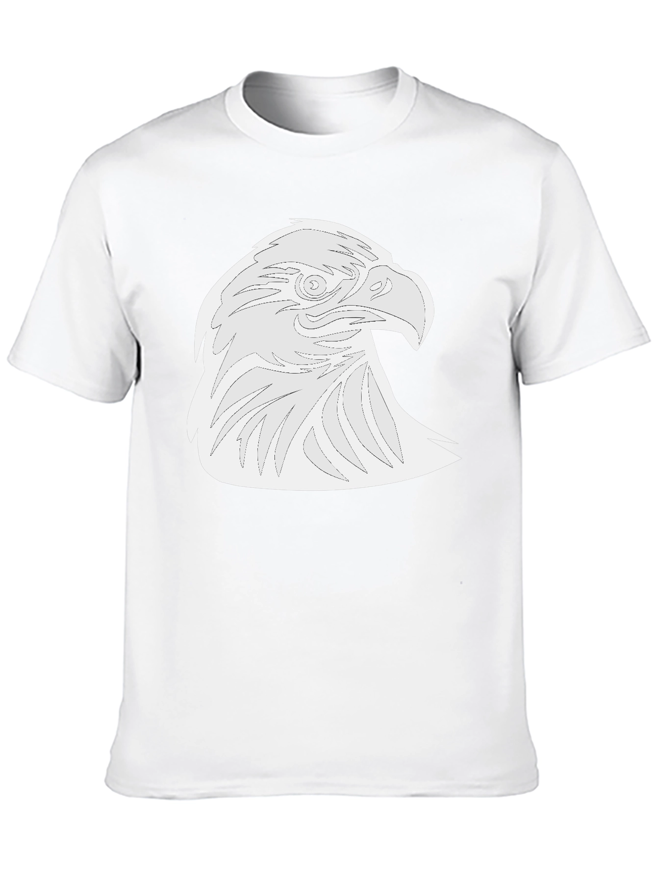 Eagle Graphic Tee - Black Casual T-Shirt