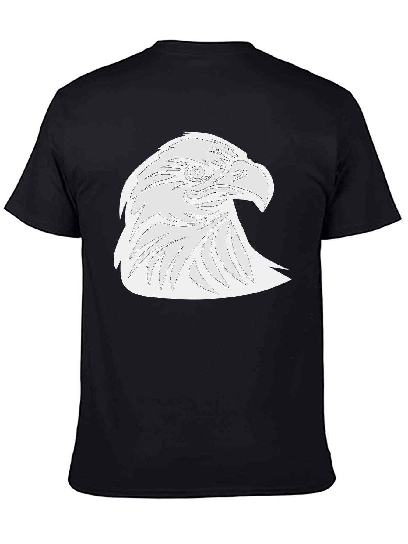 Eagle Graphic Tee - Black Casual T-Shirt