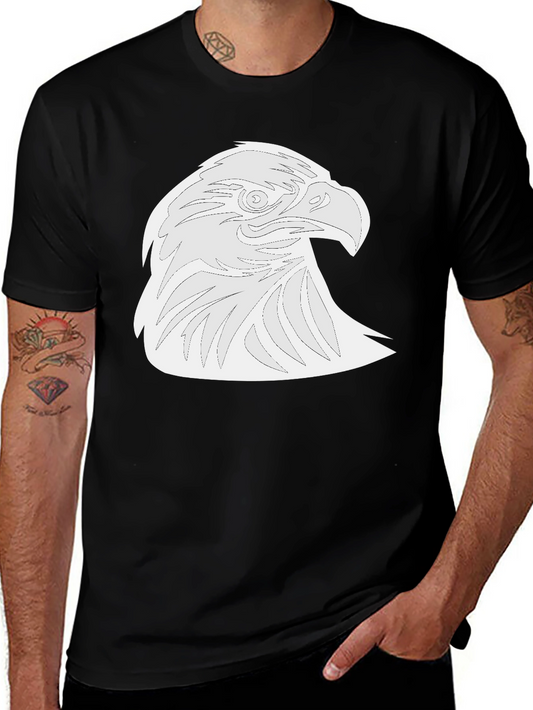 Eagle Graphic Tee - Black Casual T-Shirt