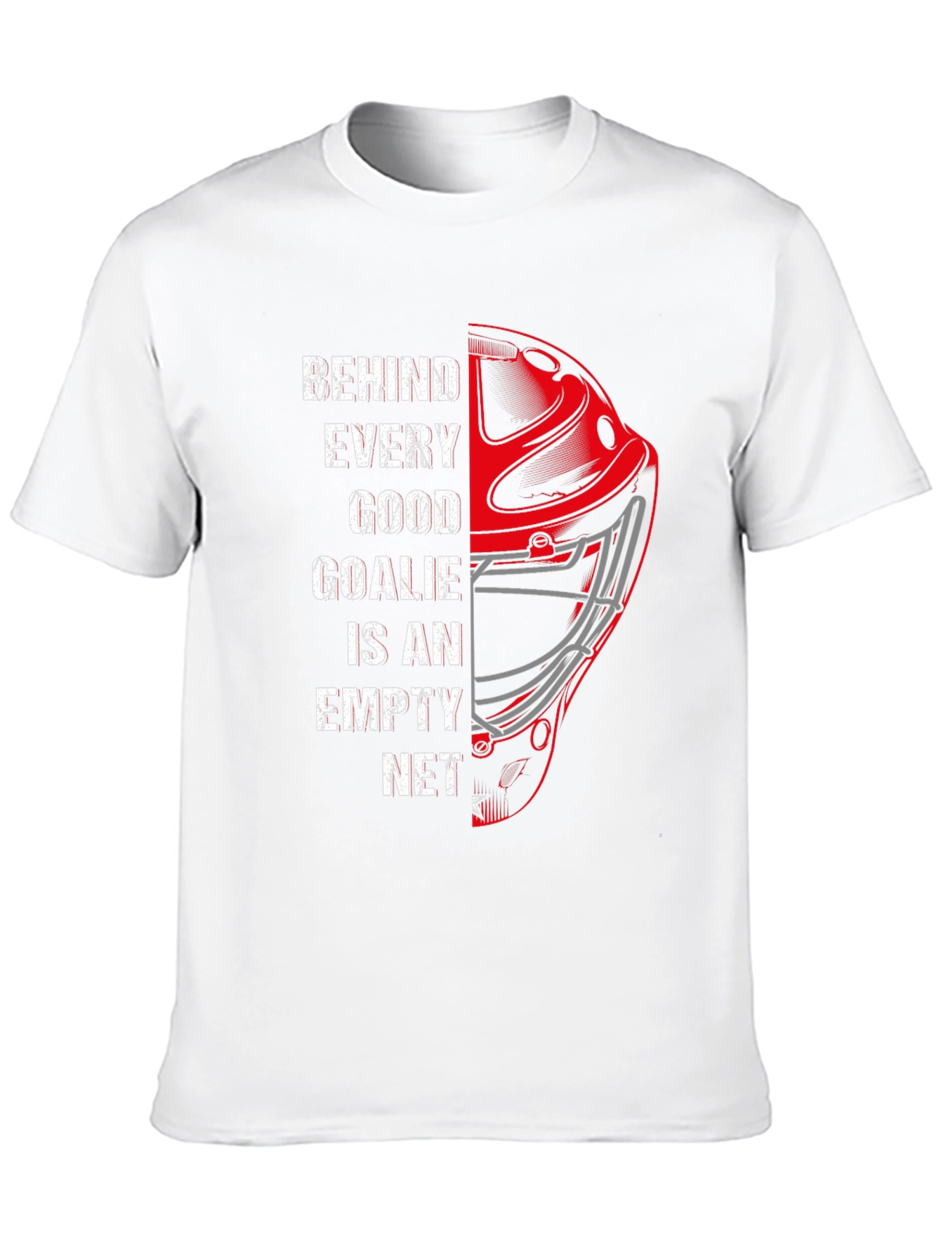 Hockey Goalie Graphic Tee - Behind Every Good Goalie