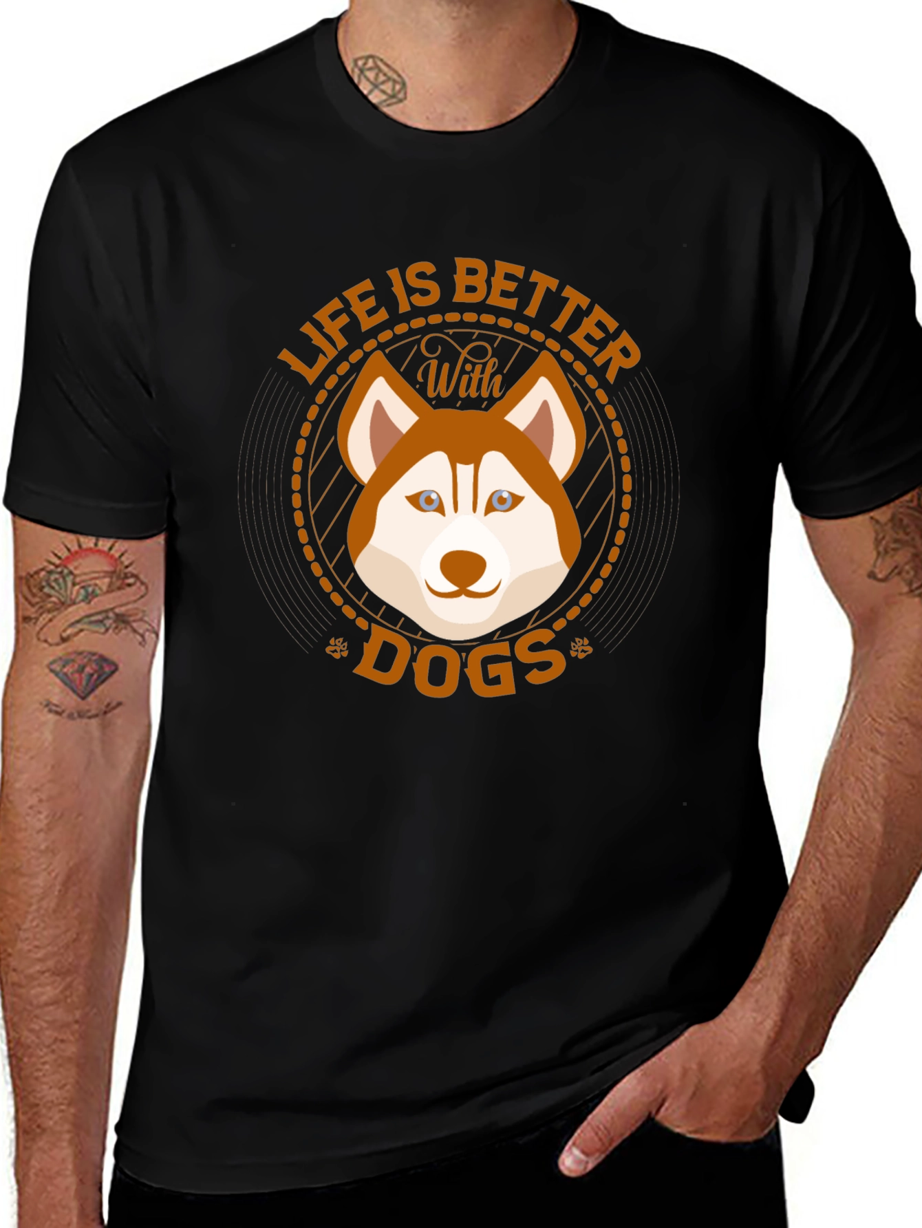 Life is Better With Dogs T-Shirt