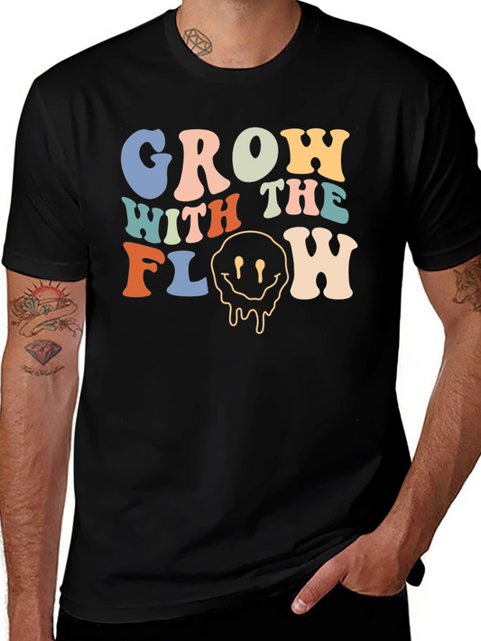Groovy Grow With The Flow Graphic Tee