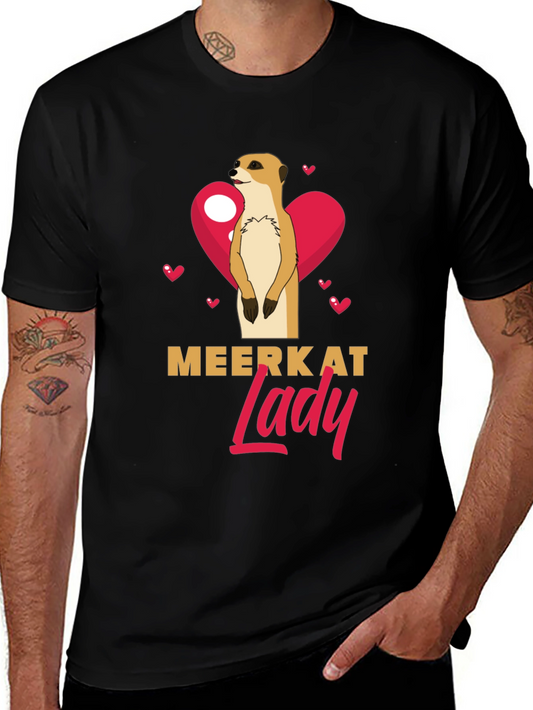 Meerkat Lady T-Shirt - Cute Animal Graphic Tee