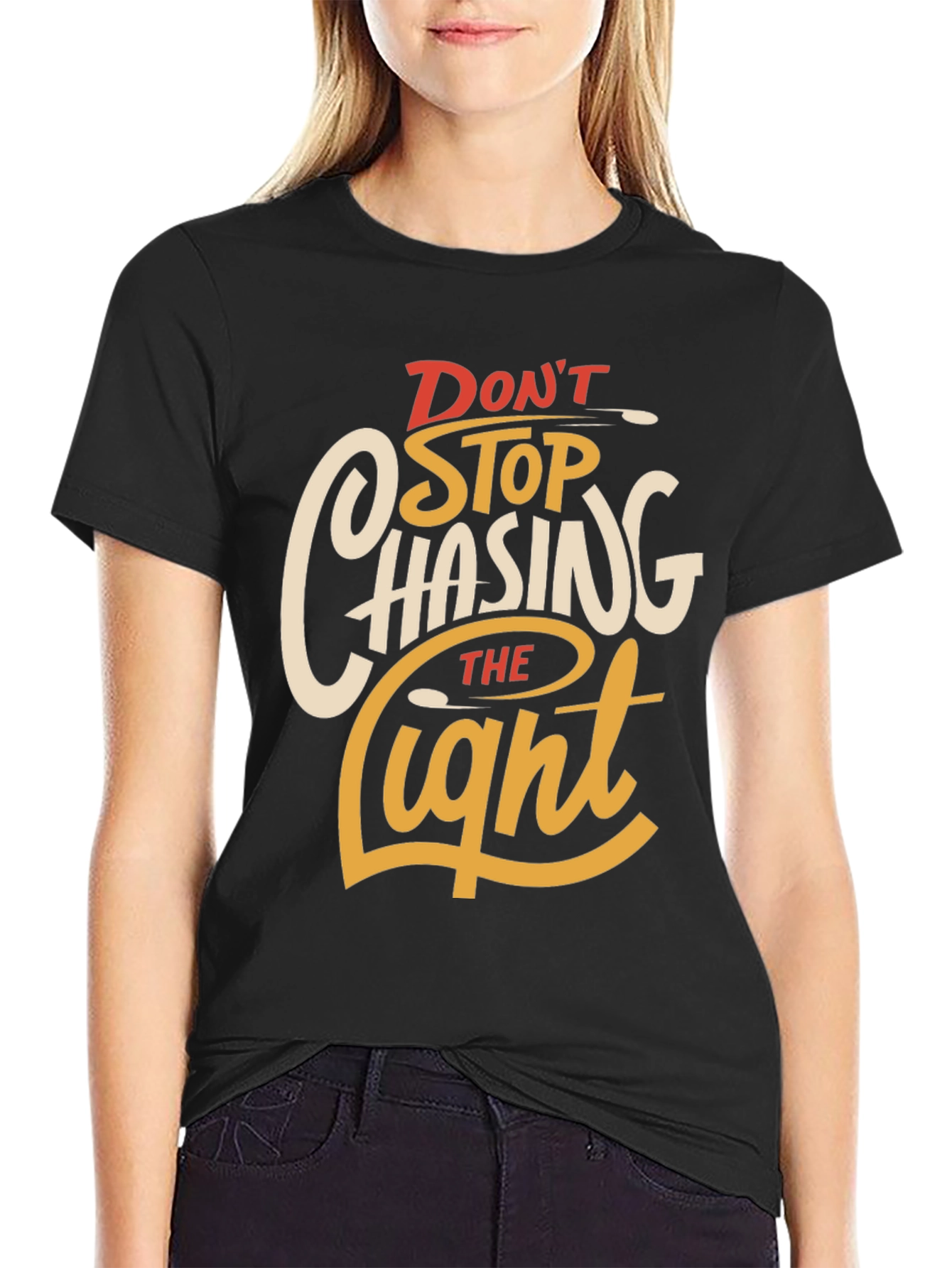 Dont Stop Chasing The Light Graphic Tee