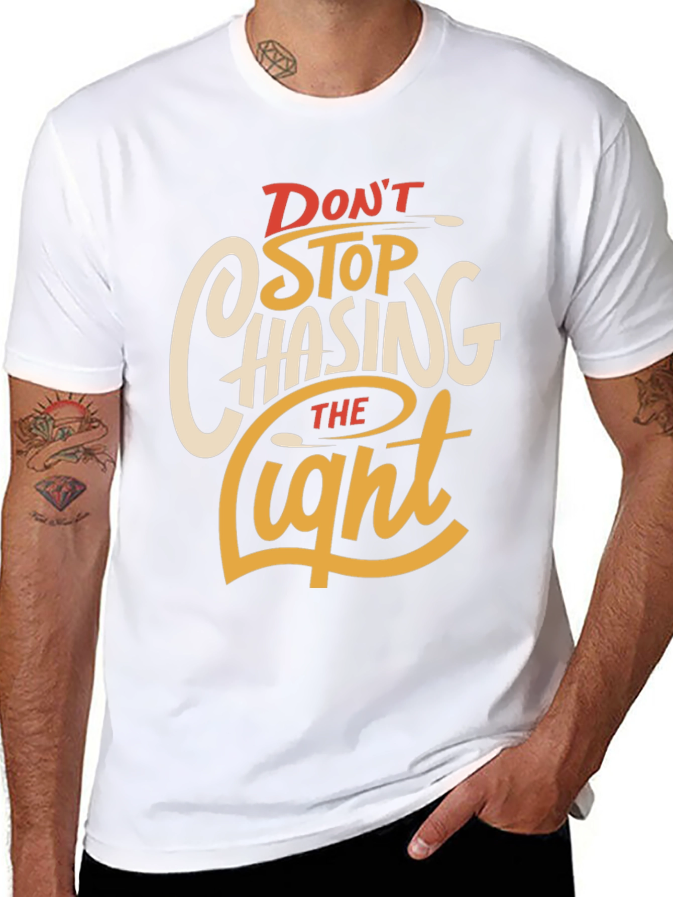 Dont Stop Chasing The Light Graphic Tee