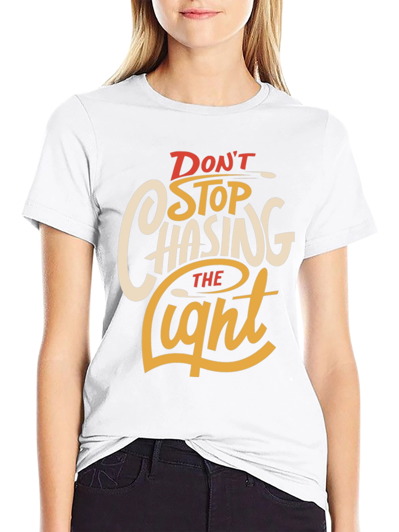 Dont Stop Chasing The Light Graphic Tee