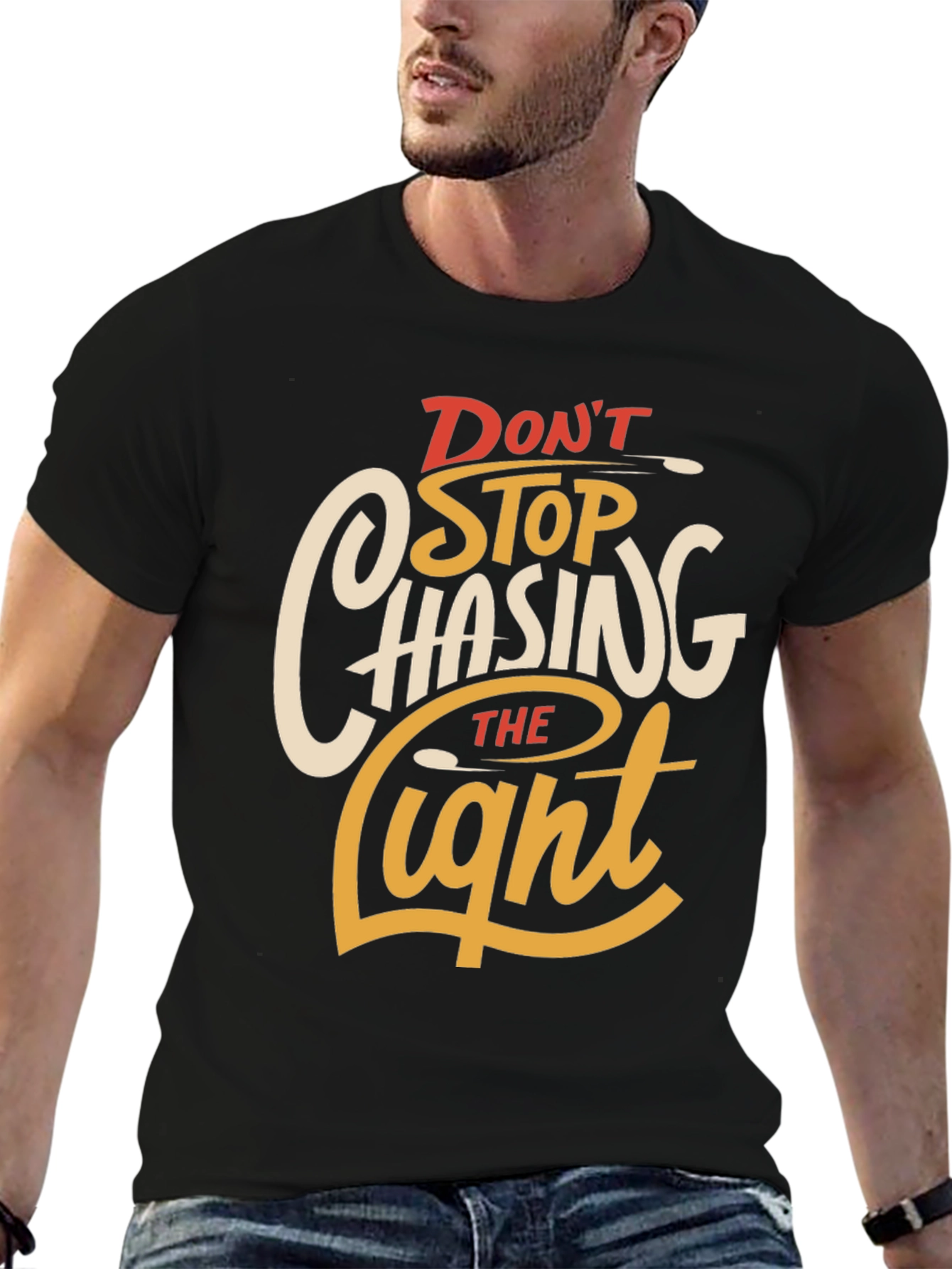 Dont Stop Chasing The Light Graphic Tee