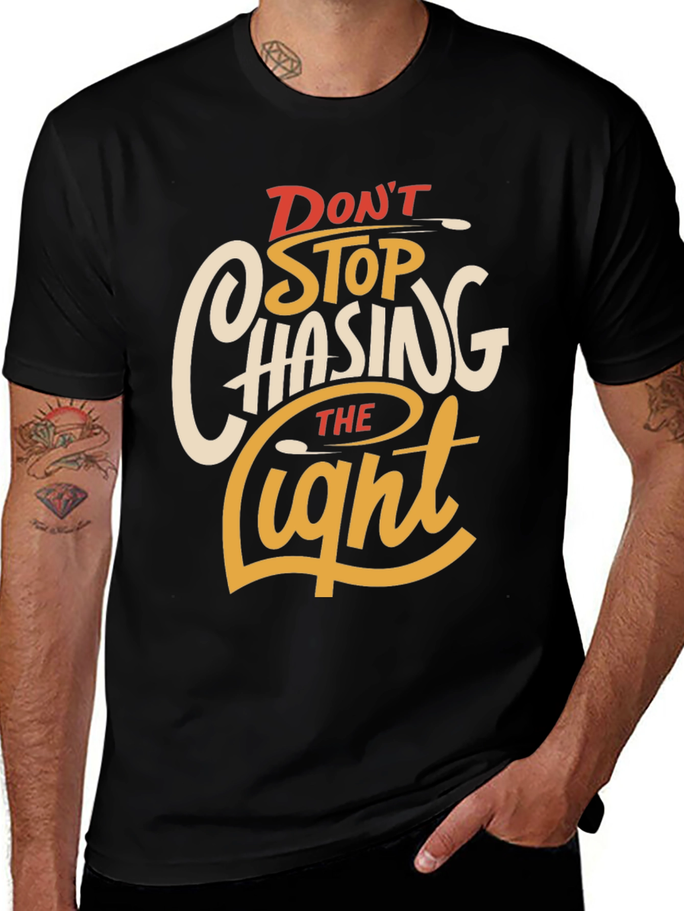 Dont Stop Chasing The Light Graphic Tee