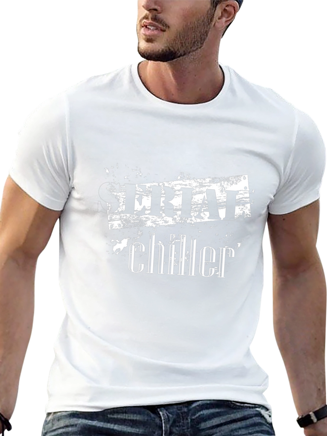 Serial Chiller Graphic T-Shirt - Cool Casual Tee