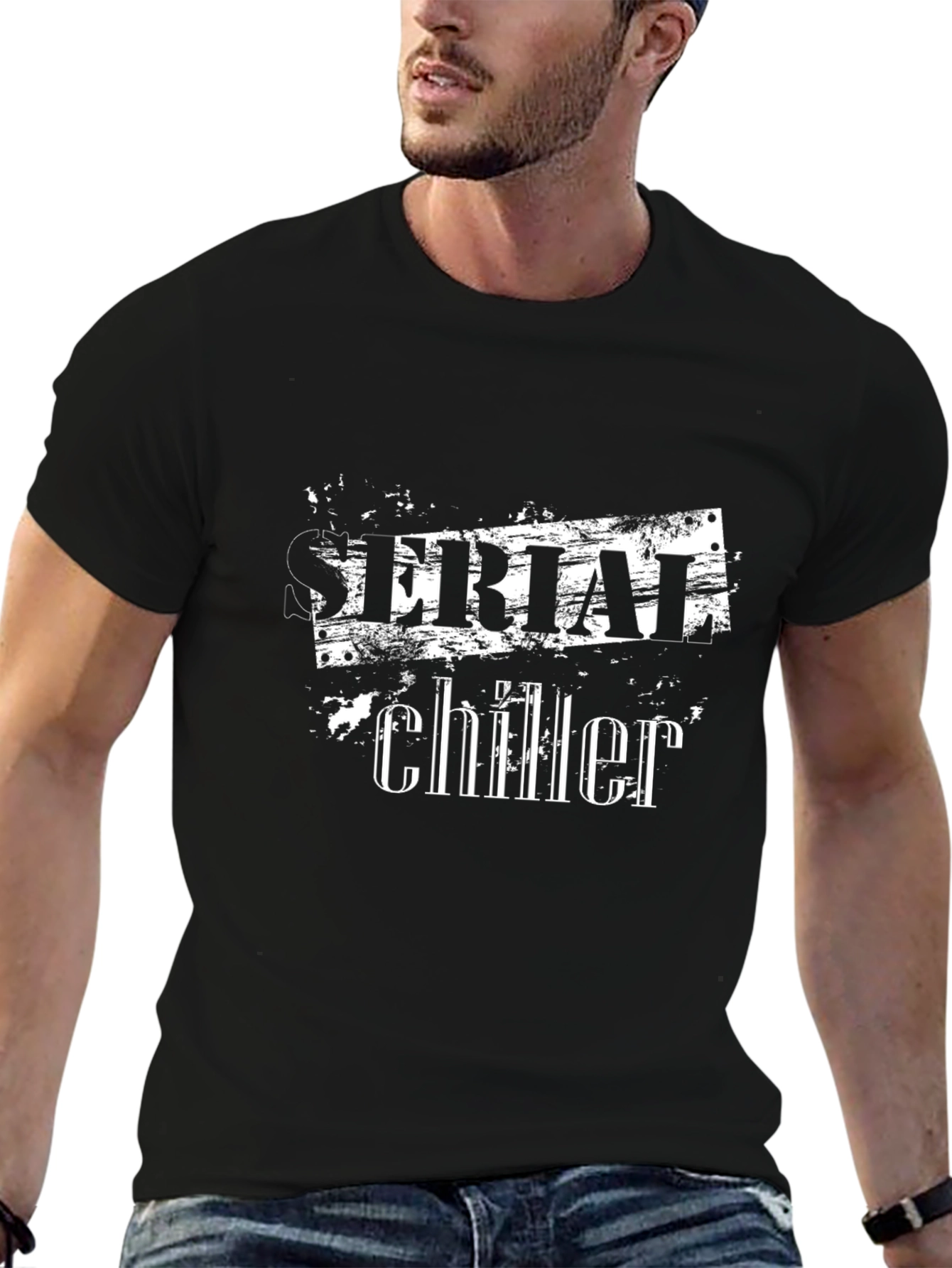 Serial Chiller Graphic T-Shirt - Cool Casual Tee