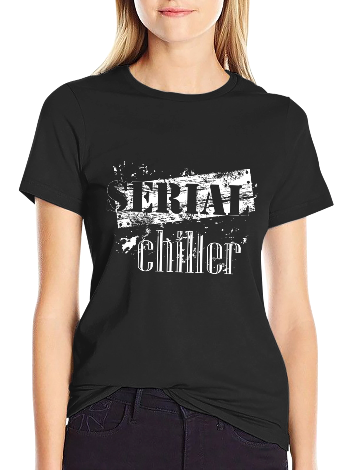 Serial Chiller Graphic T-Shirt - Cool Casual Tee