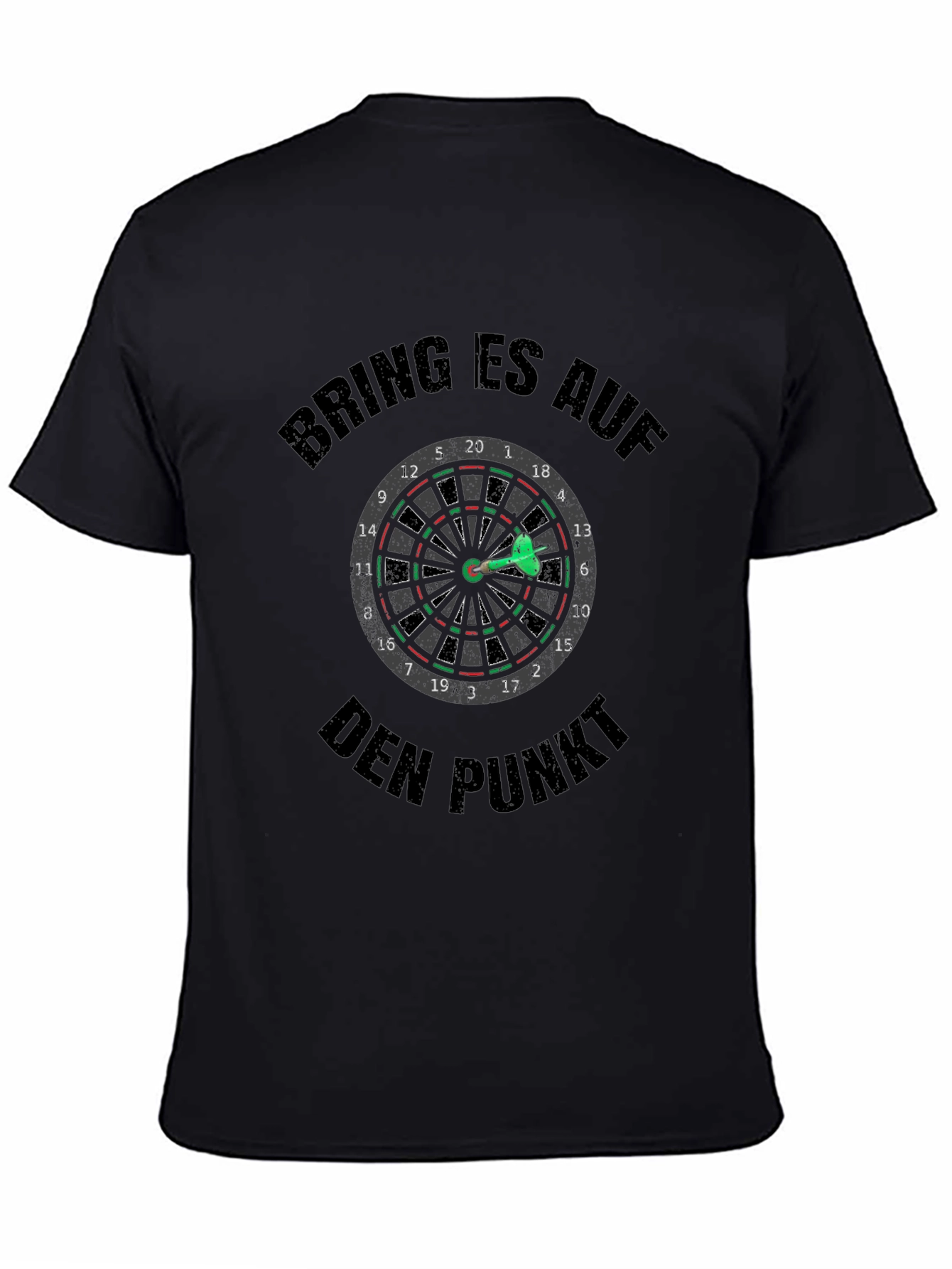 Darts T-Shirt - Bring Es Auf Den Punkt
