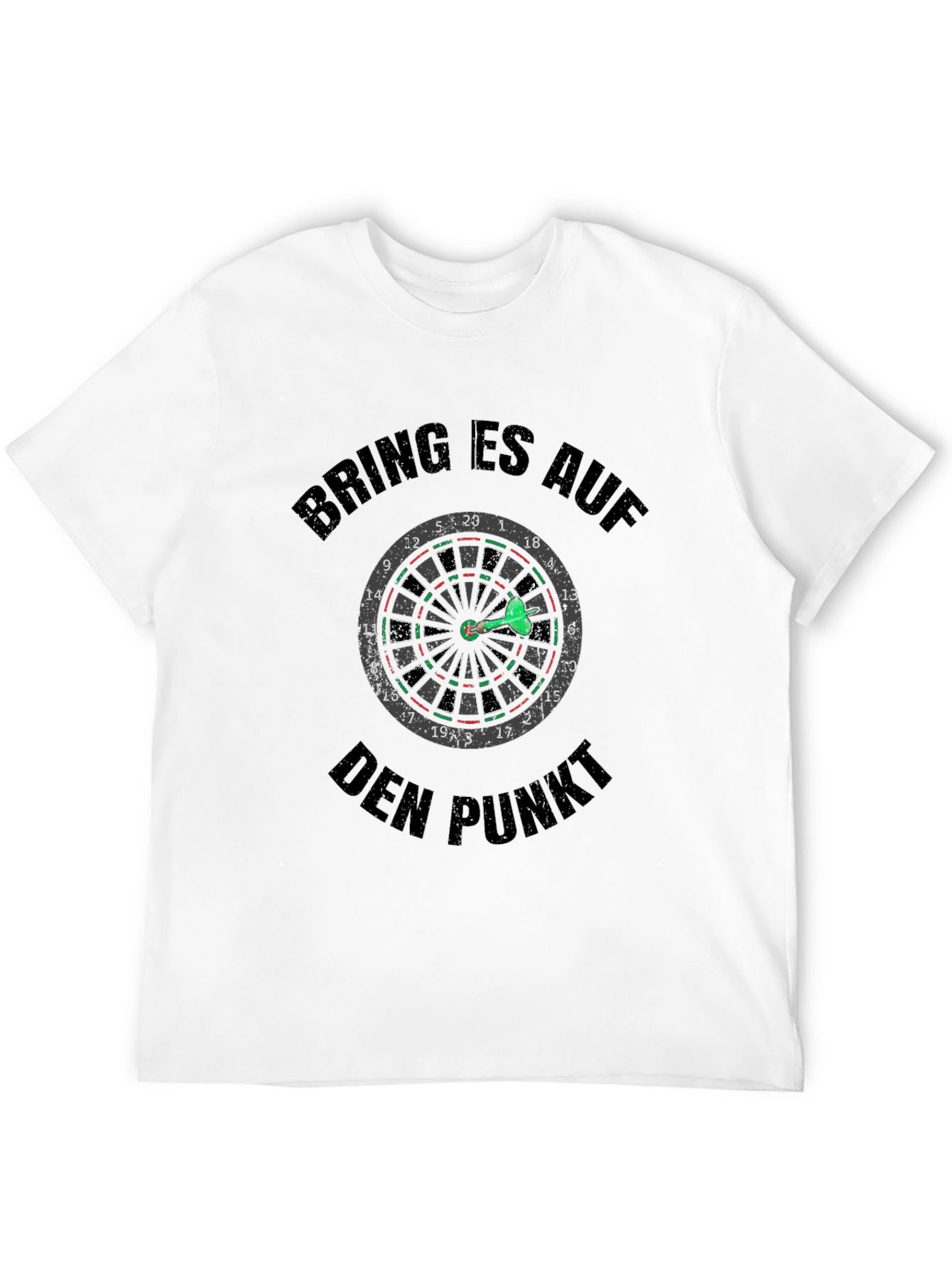 Darts T-Shirt - Bring Es Auf Den Punkt