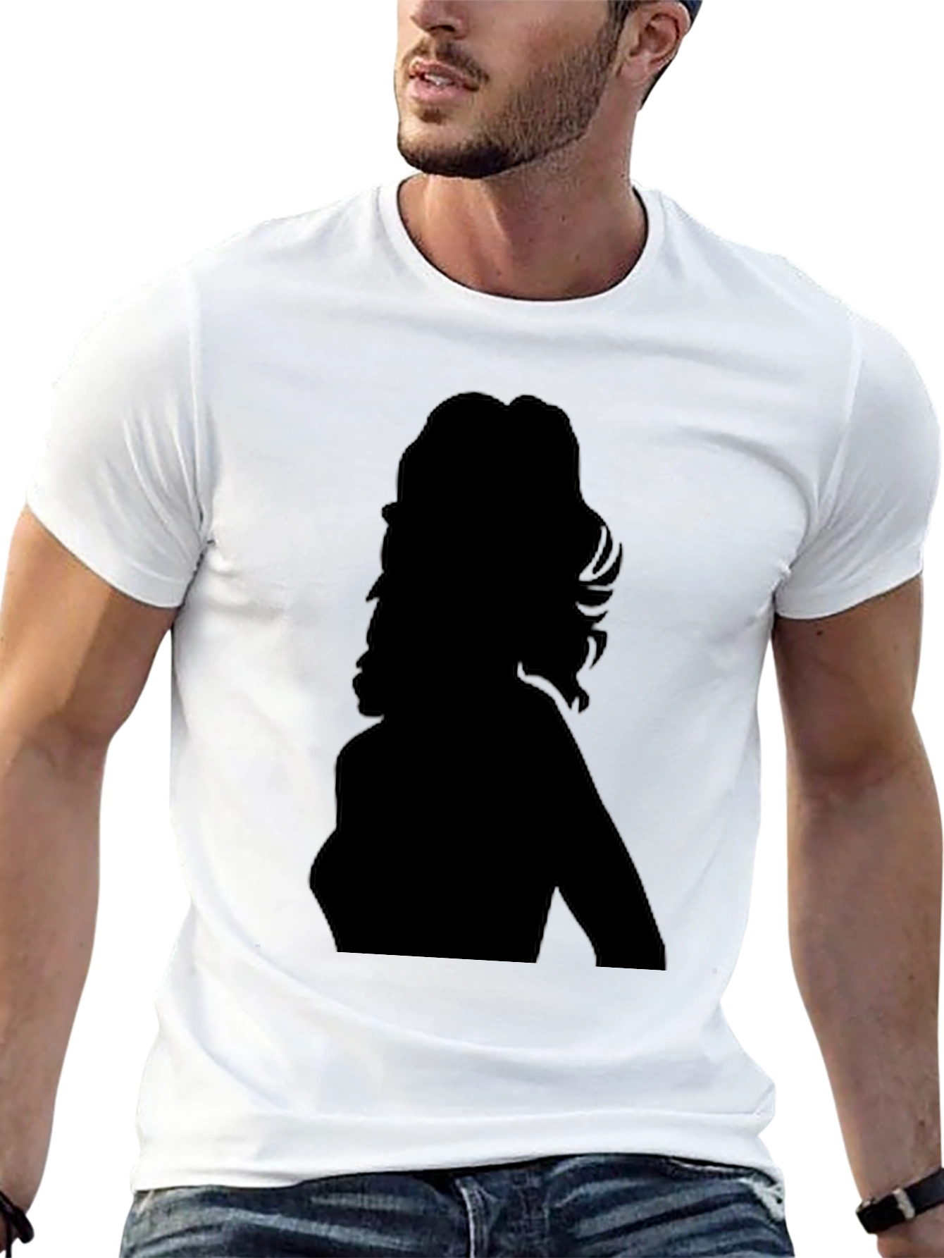 Silhouette Graphic Tee - Modern Style Casual Comfort