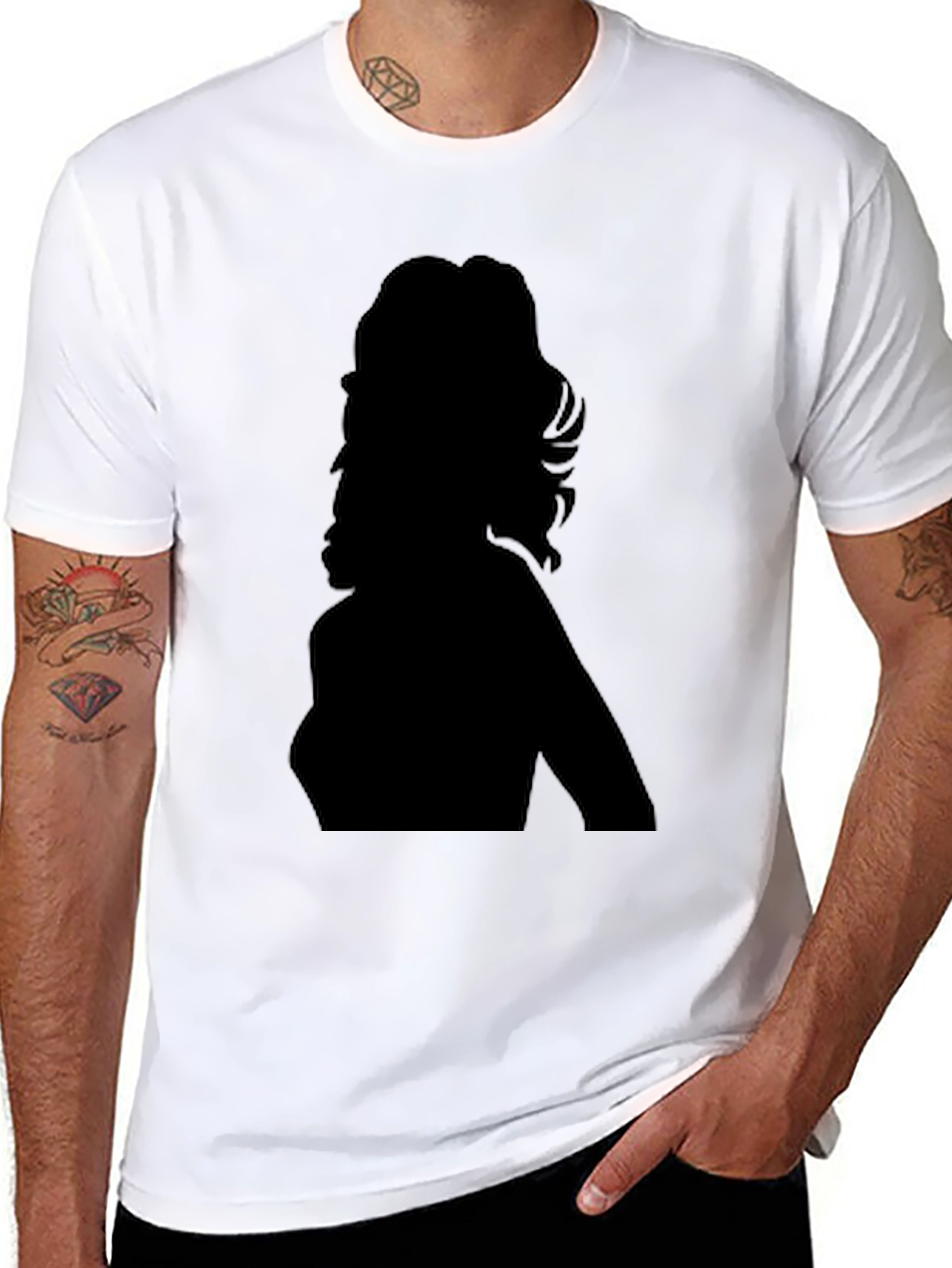 Silhouette Graphic Tee - Modern Style Casual Comfort