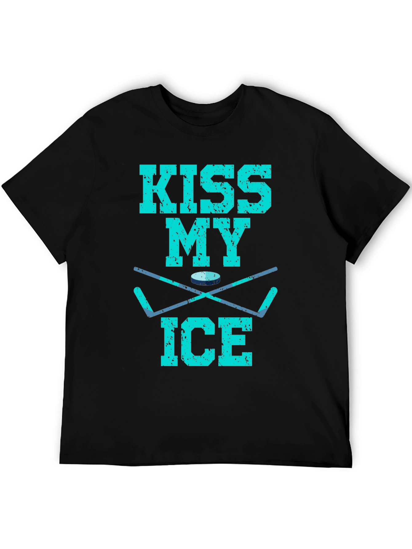 Kiss My Ice Hockey T-Shirt - Funny Hockey Gift
