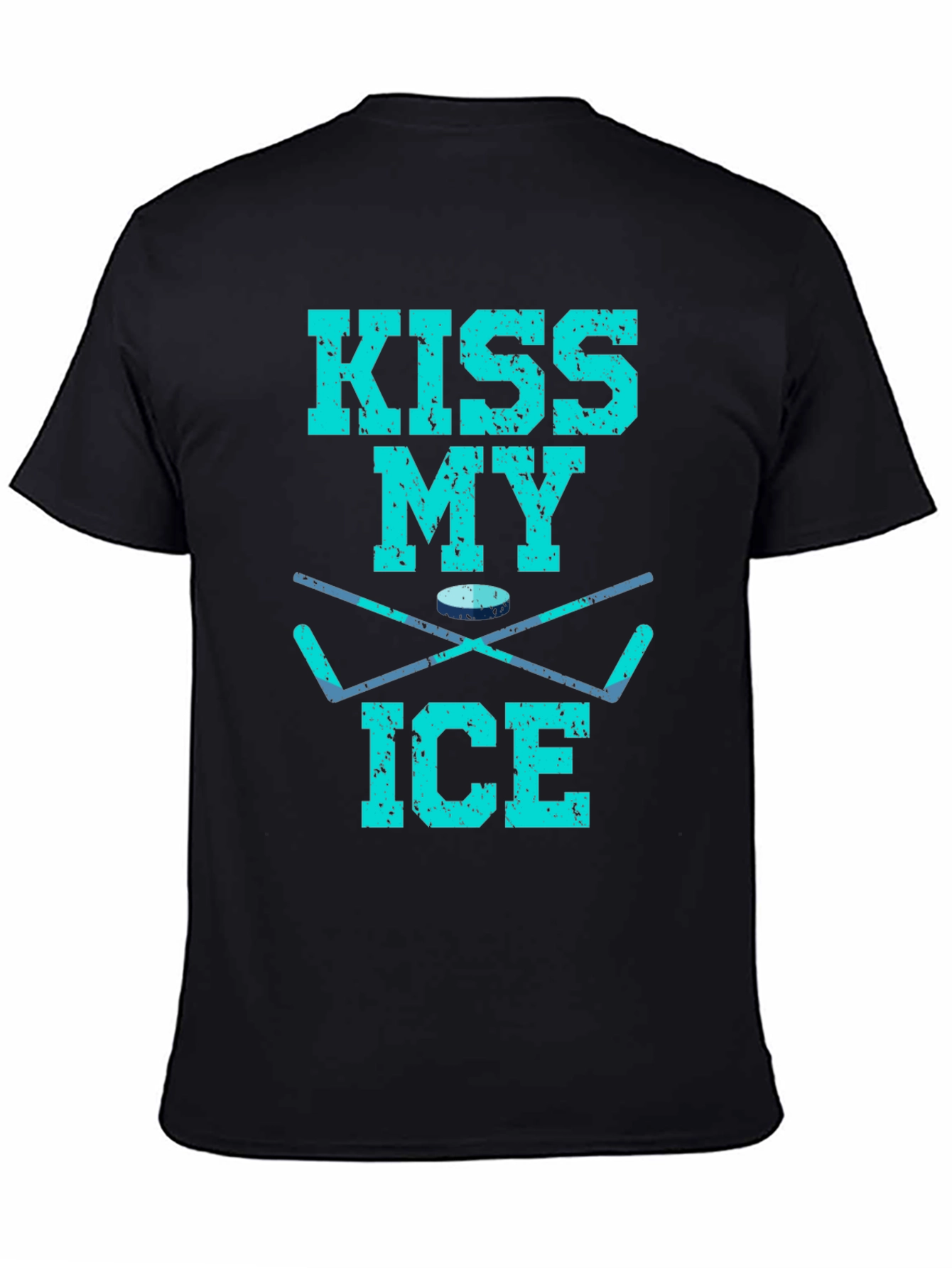 Kiss My Ice Hockey T-Shirt - Funny Hockey Gift