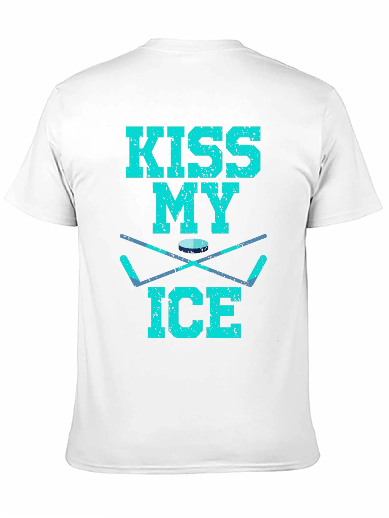Kiss My Ice Hockey T-Shirt - Funny Hockey Gift