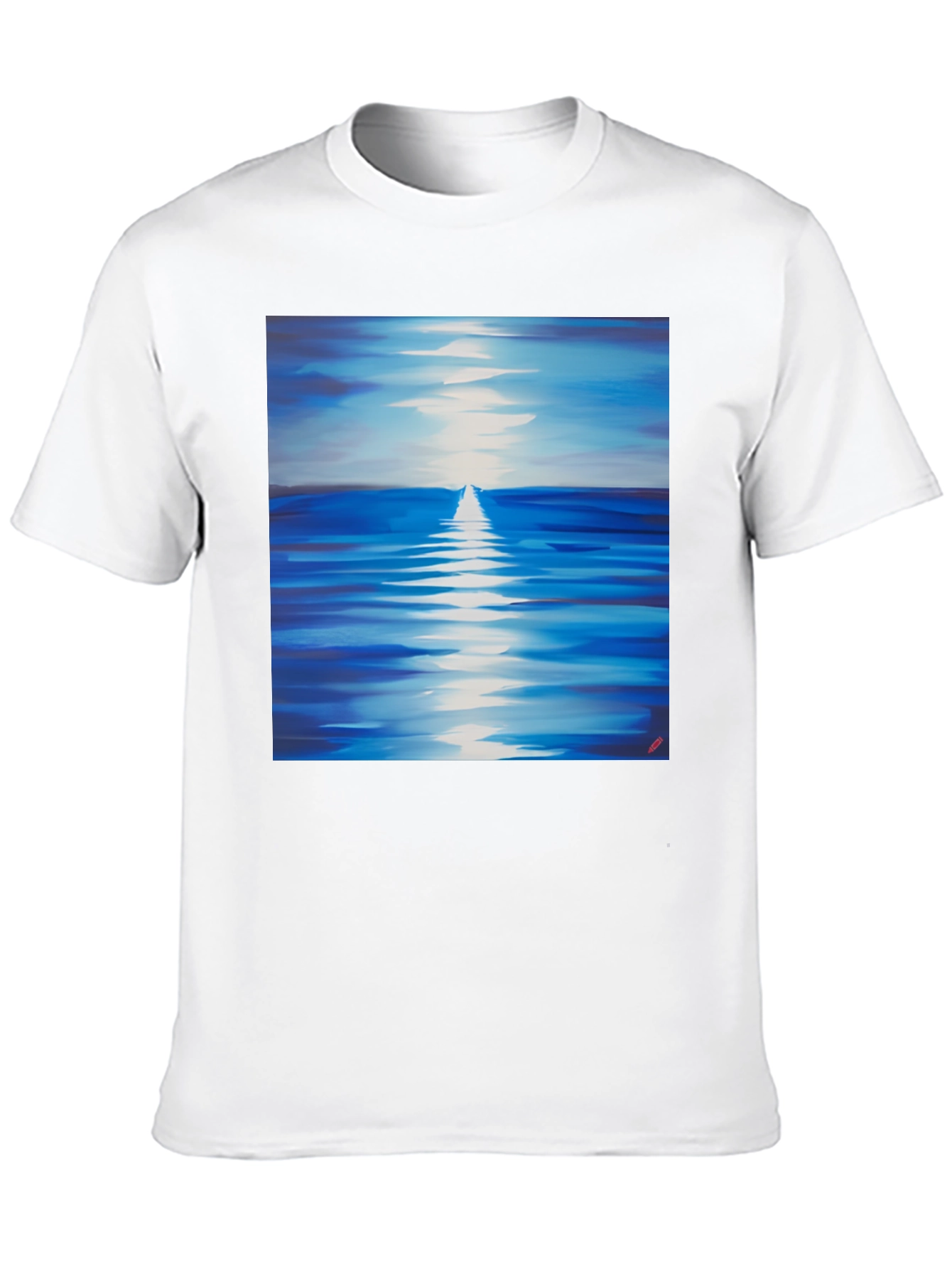 Ocean Reflection T-Shirt - Artistic Design