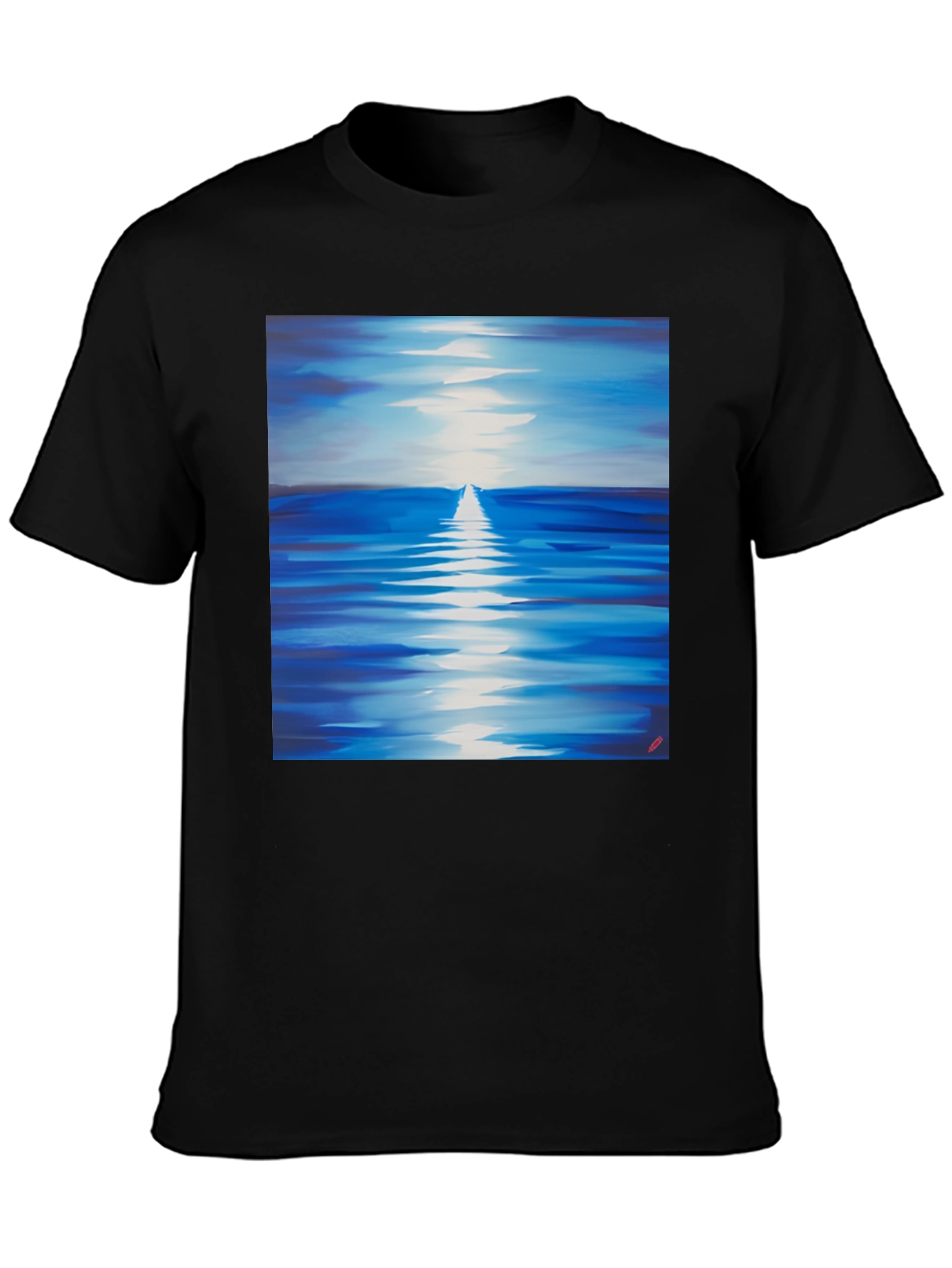 Ocean Reflection T-Shirt - Artistic Design