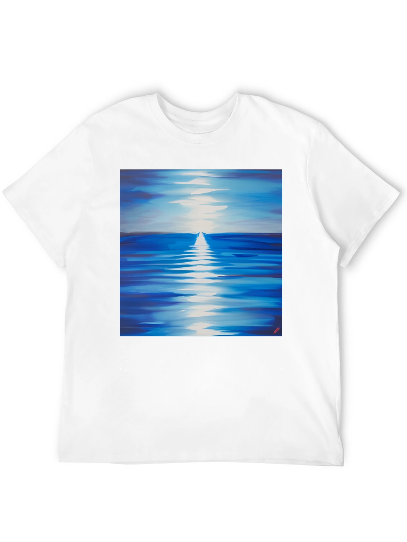 Ocean Reflection T-Shirt - Artistic Design