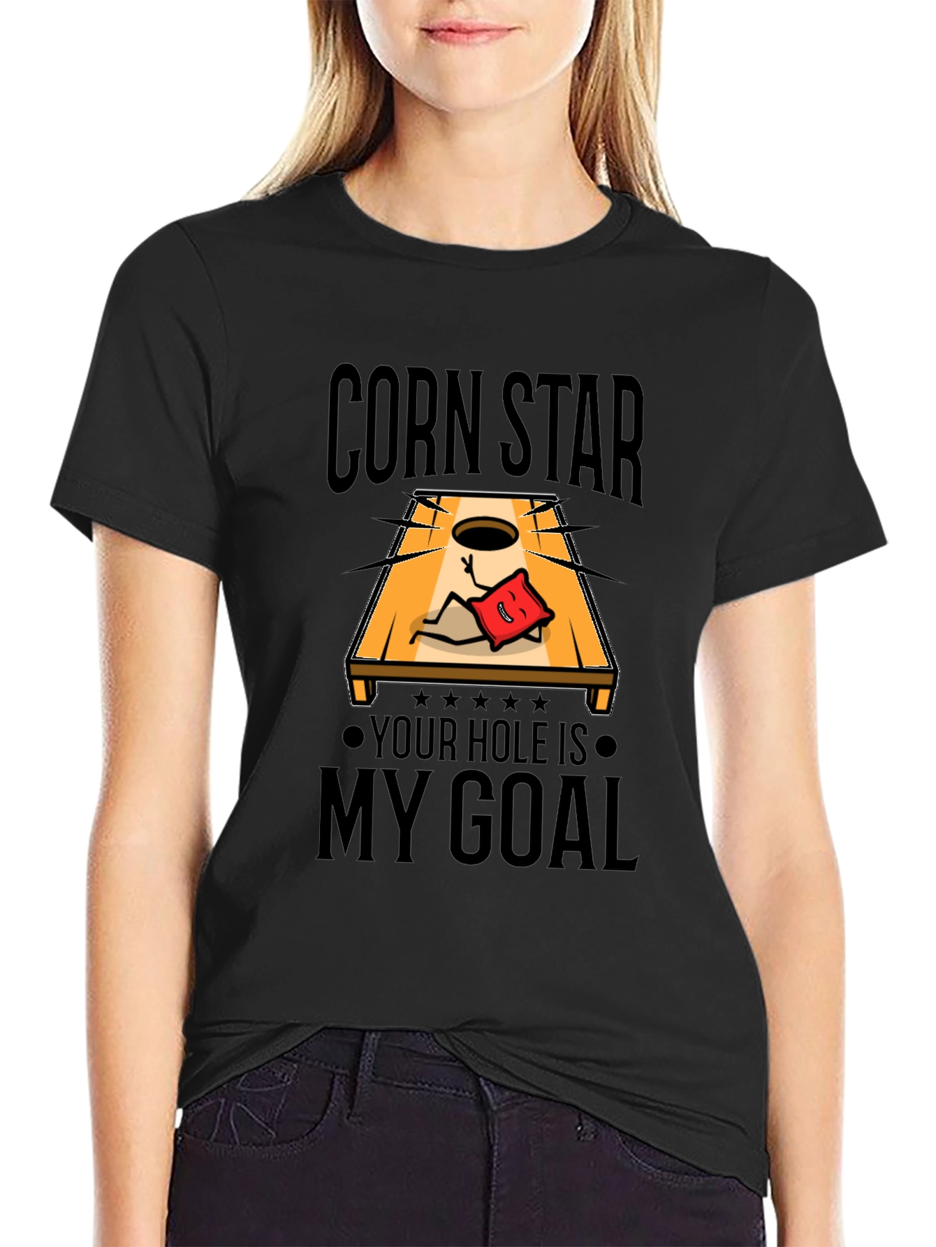 Corn Star Bean Bag Toss T-Shirt