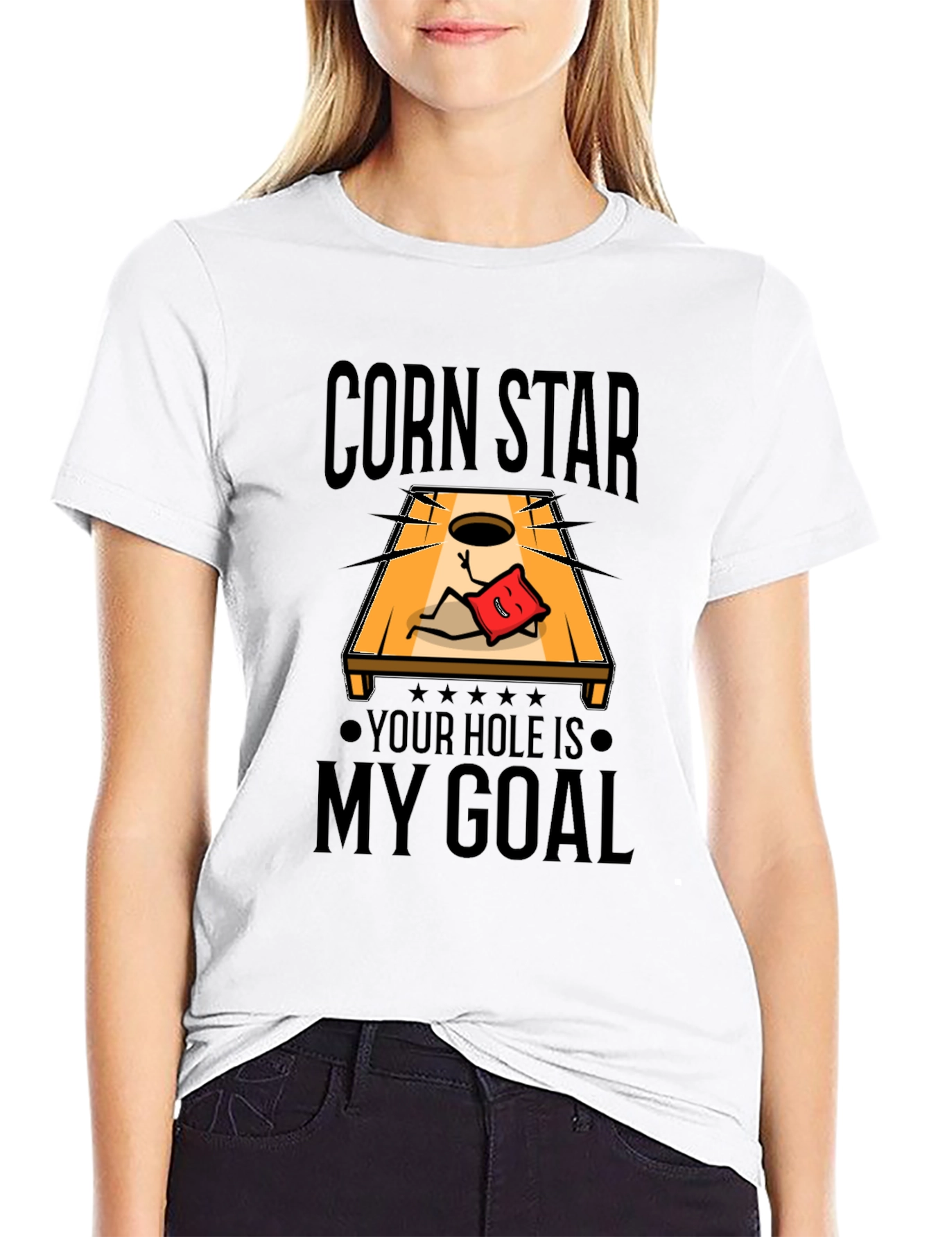 Corn Star Bean Bag Toss T-Shirt