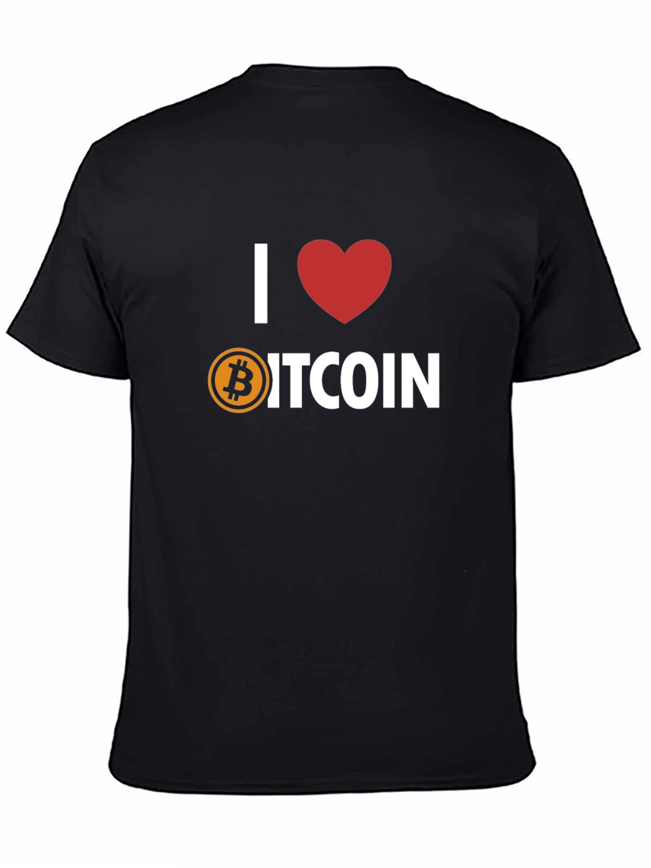 I Heart Bitcoin T-Shirt - Crypto Lover Tee