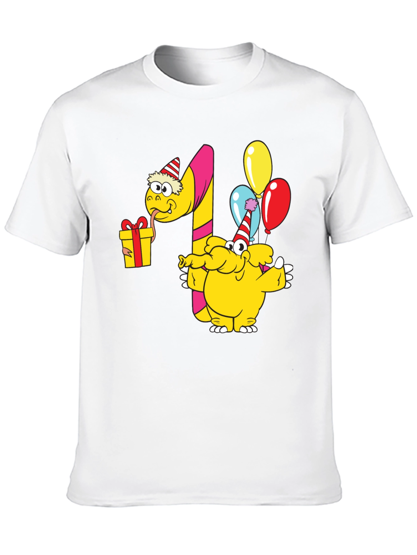 Fun Cartoon First Birthday T-Shirt